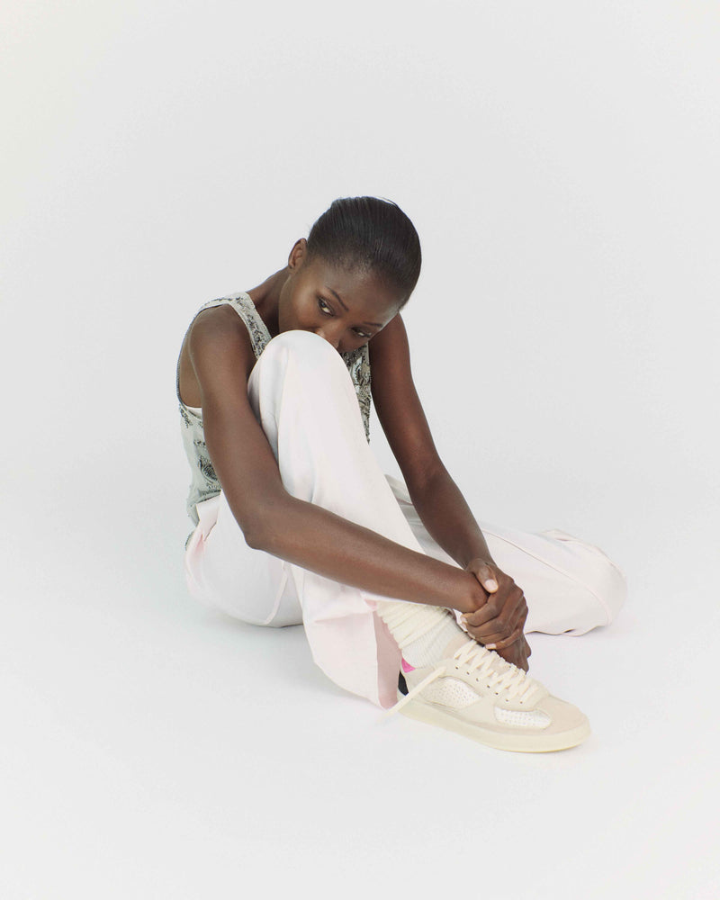 Leather sneakers