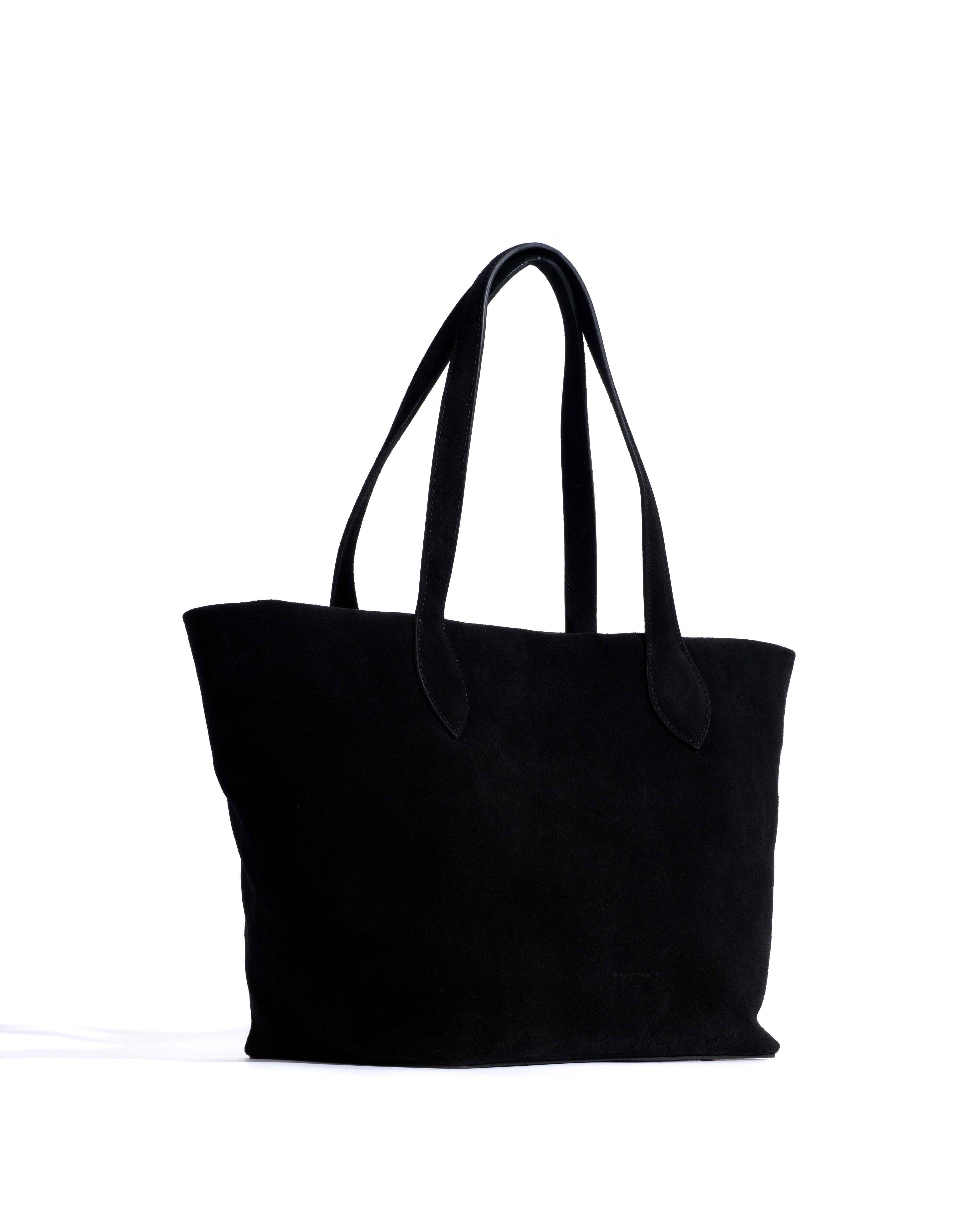 Arya carryall bag Calf suede Black