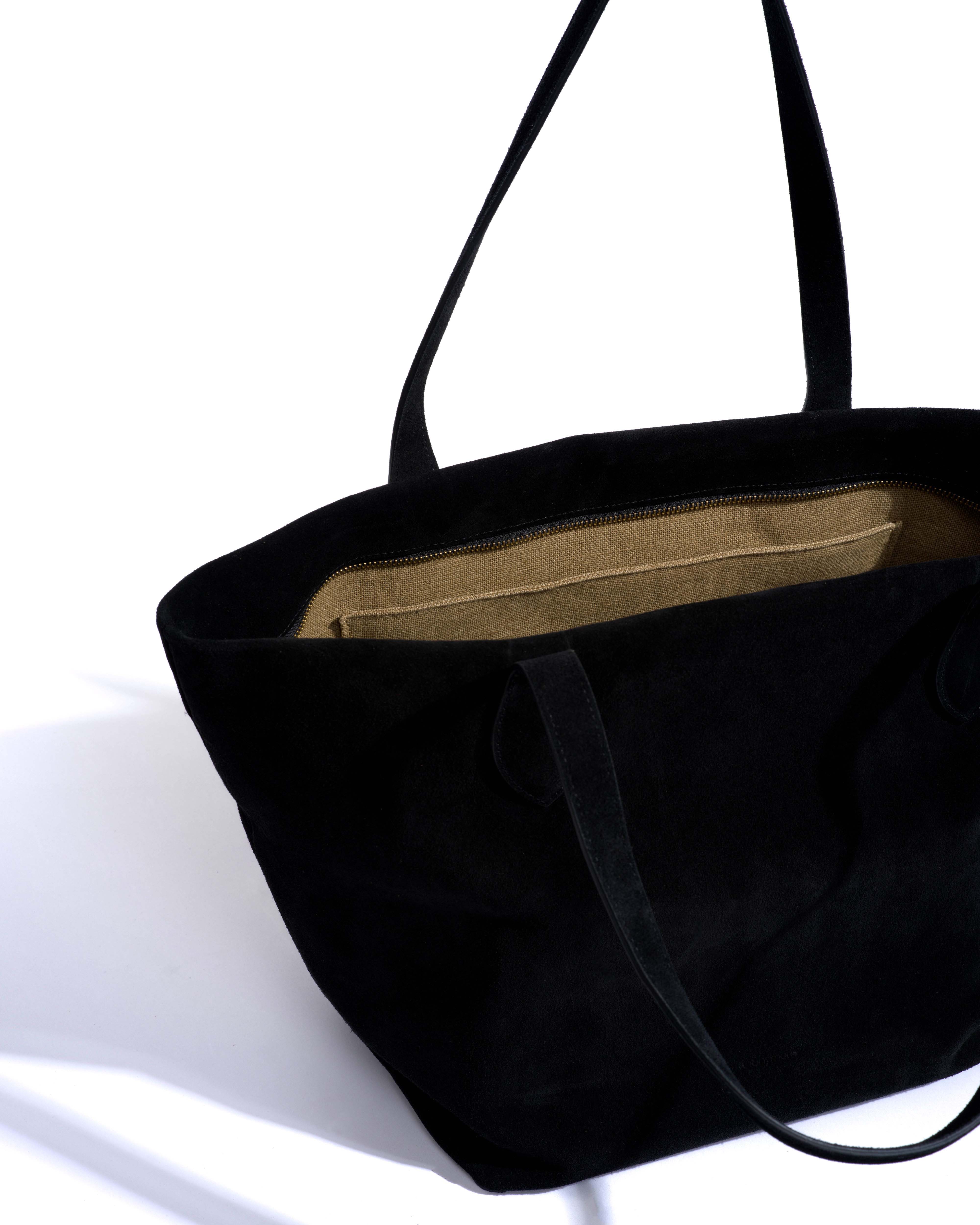 Arya carryall bag Calf suede Black