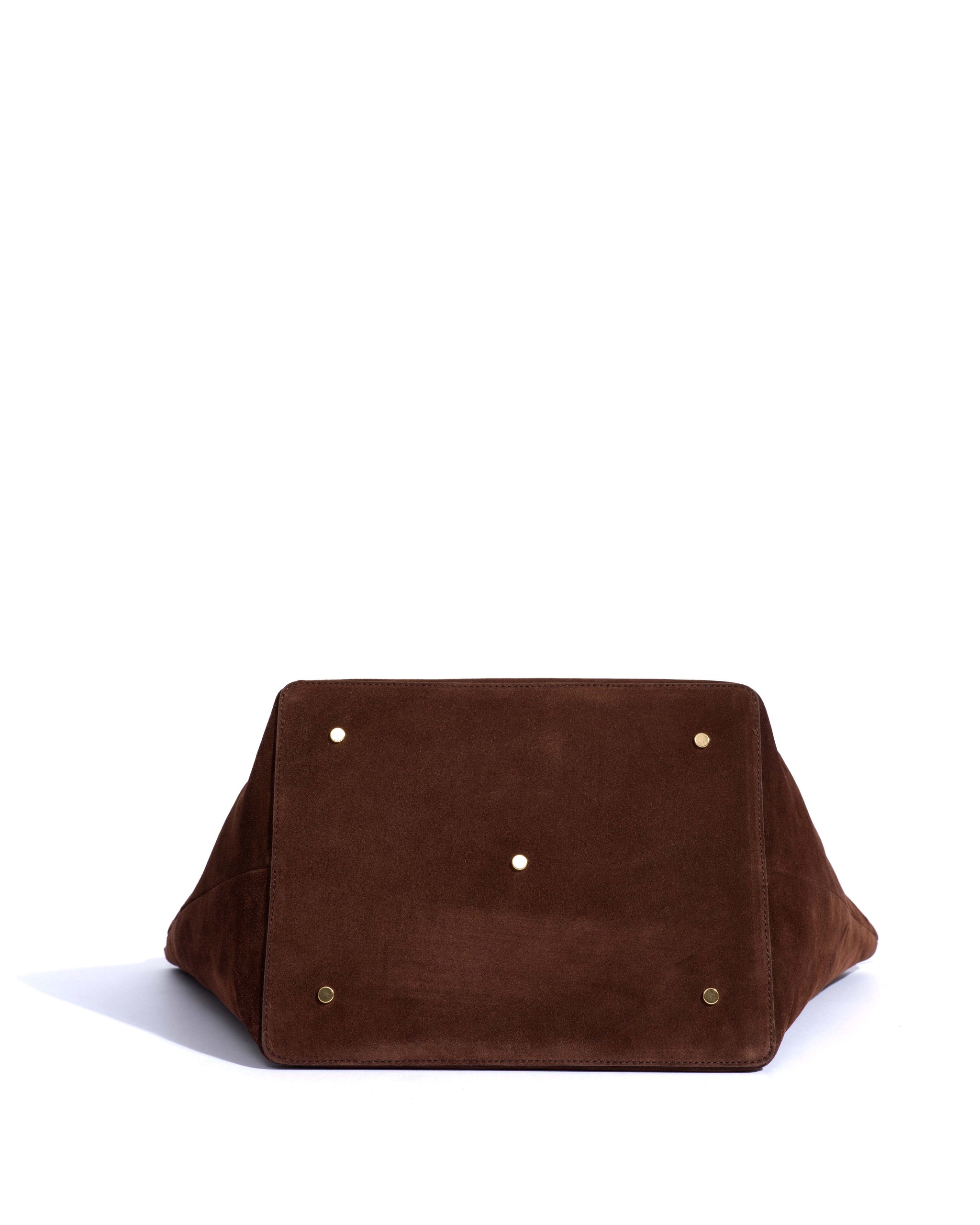 Arya carryall bag Calf suede Chocolate - Anonymous Copenhagen Bags