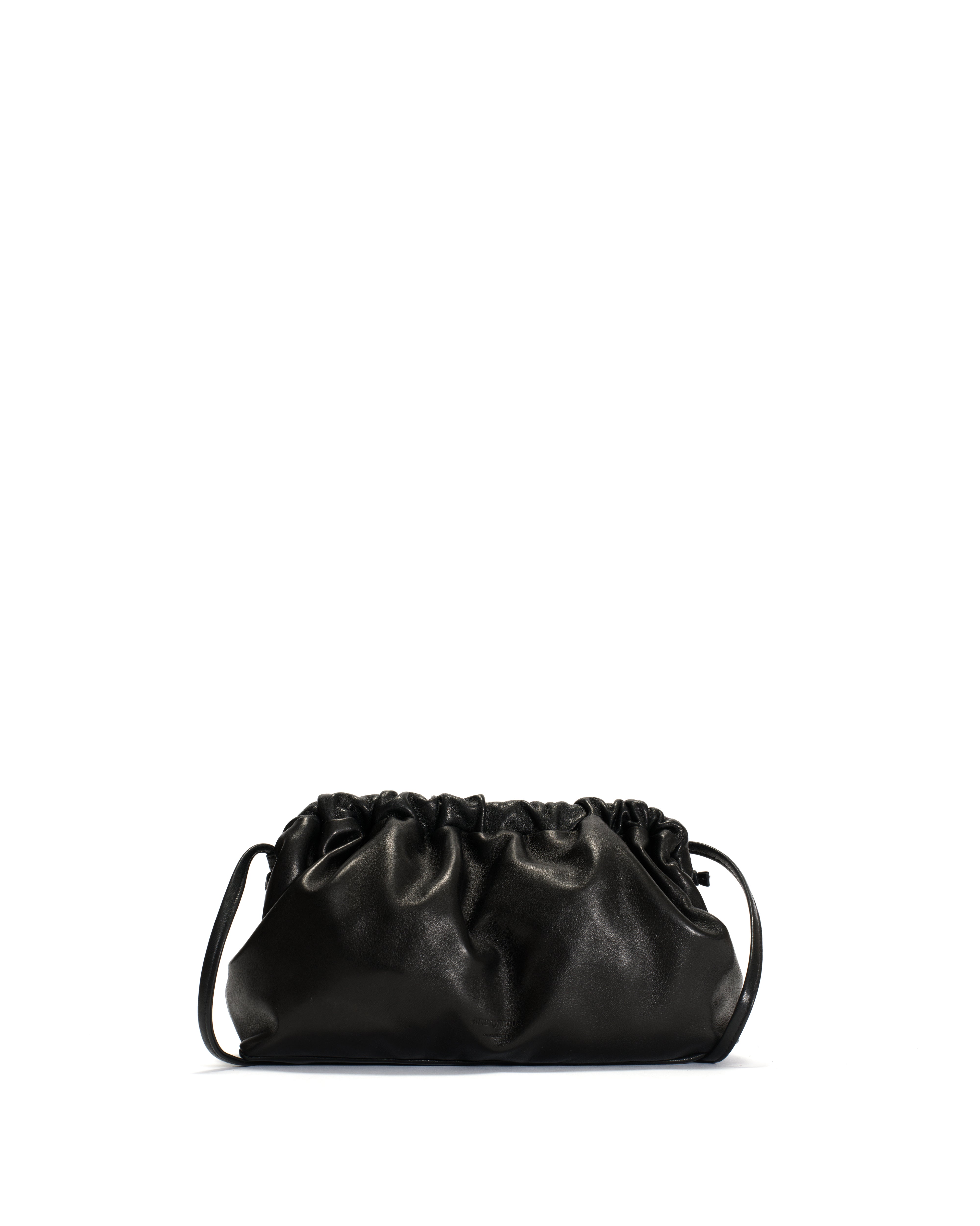 Hally grand cloud bag Shiny lamb Black