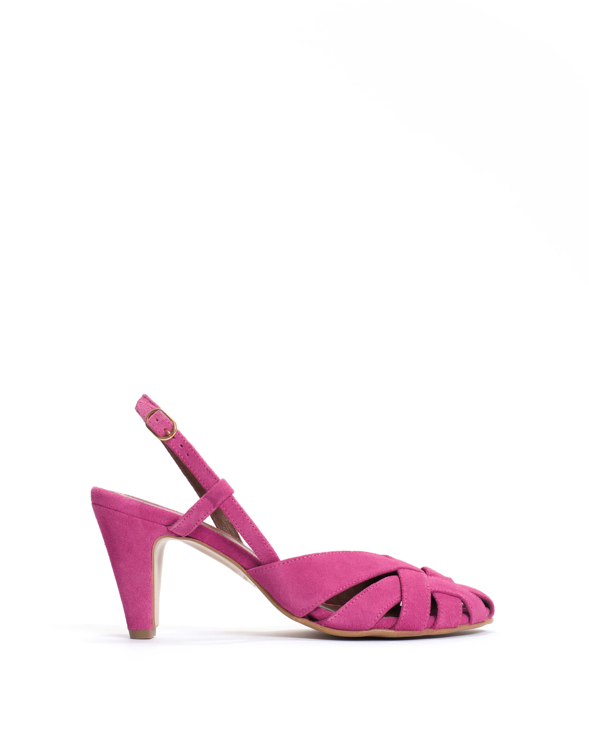Banie 75 Calf suede Raspberry sorbet - Anonymous Copenhagen