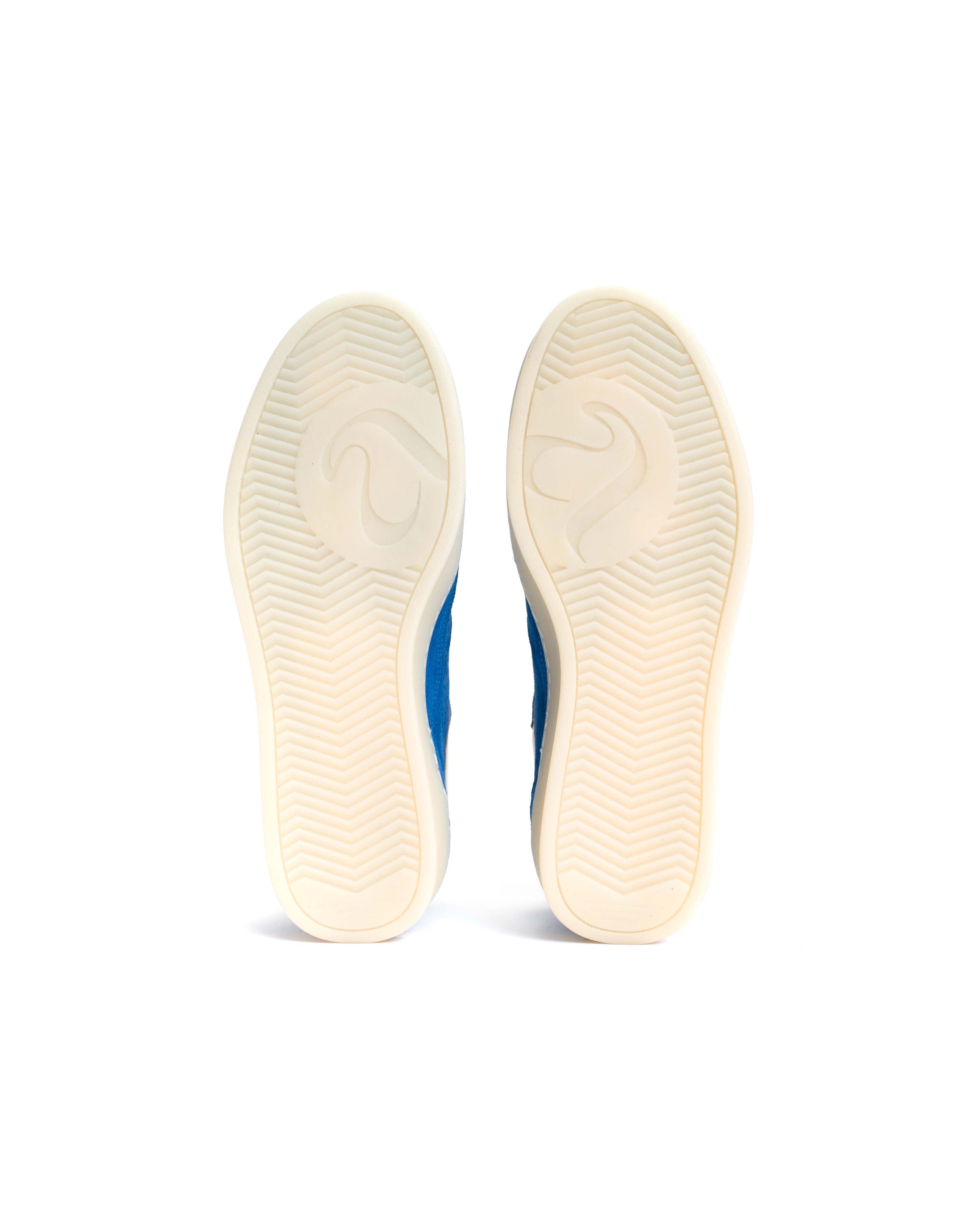 Dabbie Calf suede & sleek leather Electric blue & white sand - Anonymous Copenhagen