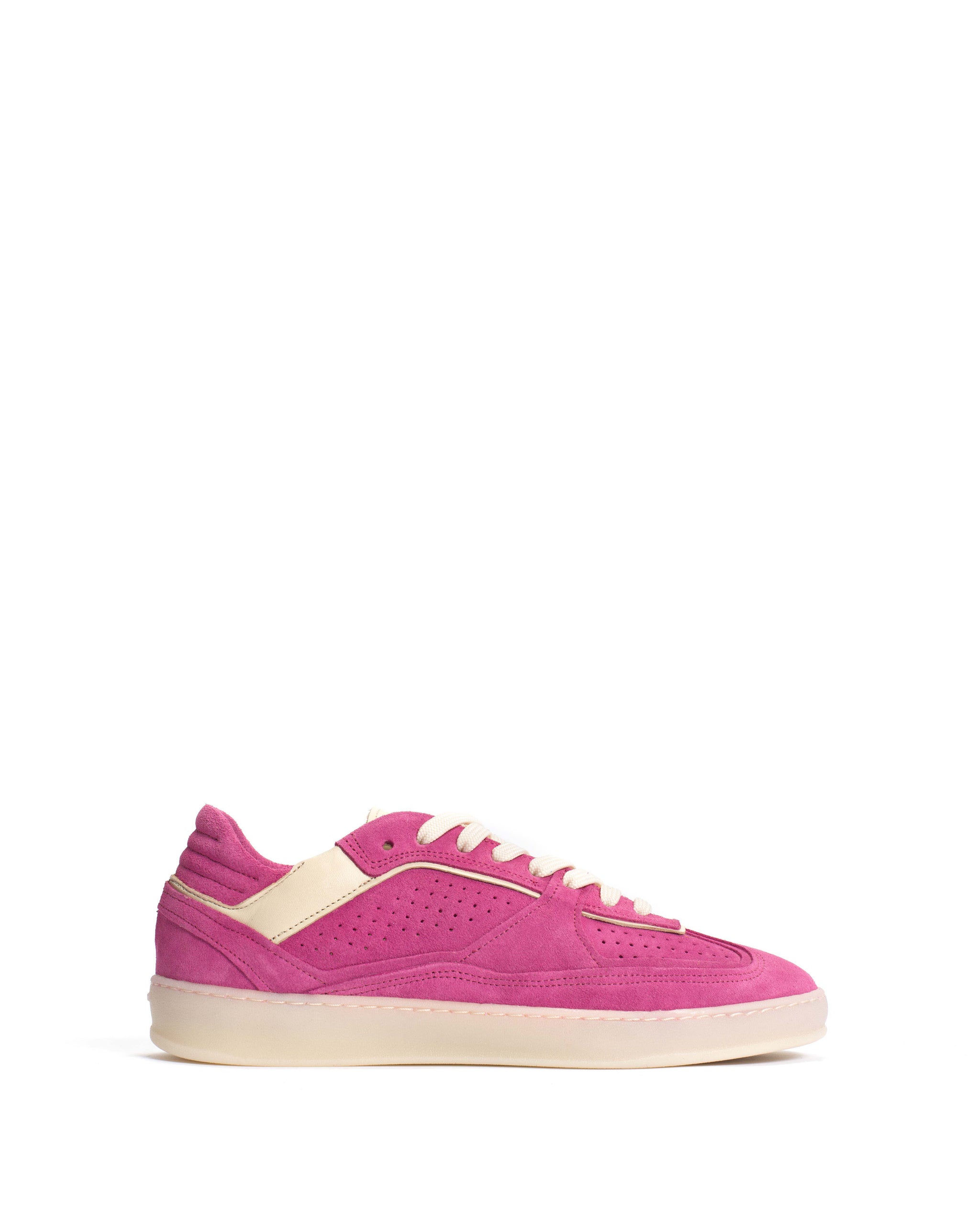 Dabbie Calf suede & sleek leather Raspberry sorbet & white sand - Anonymous Copenhagen