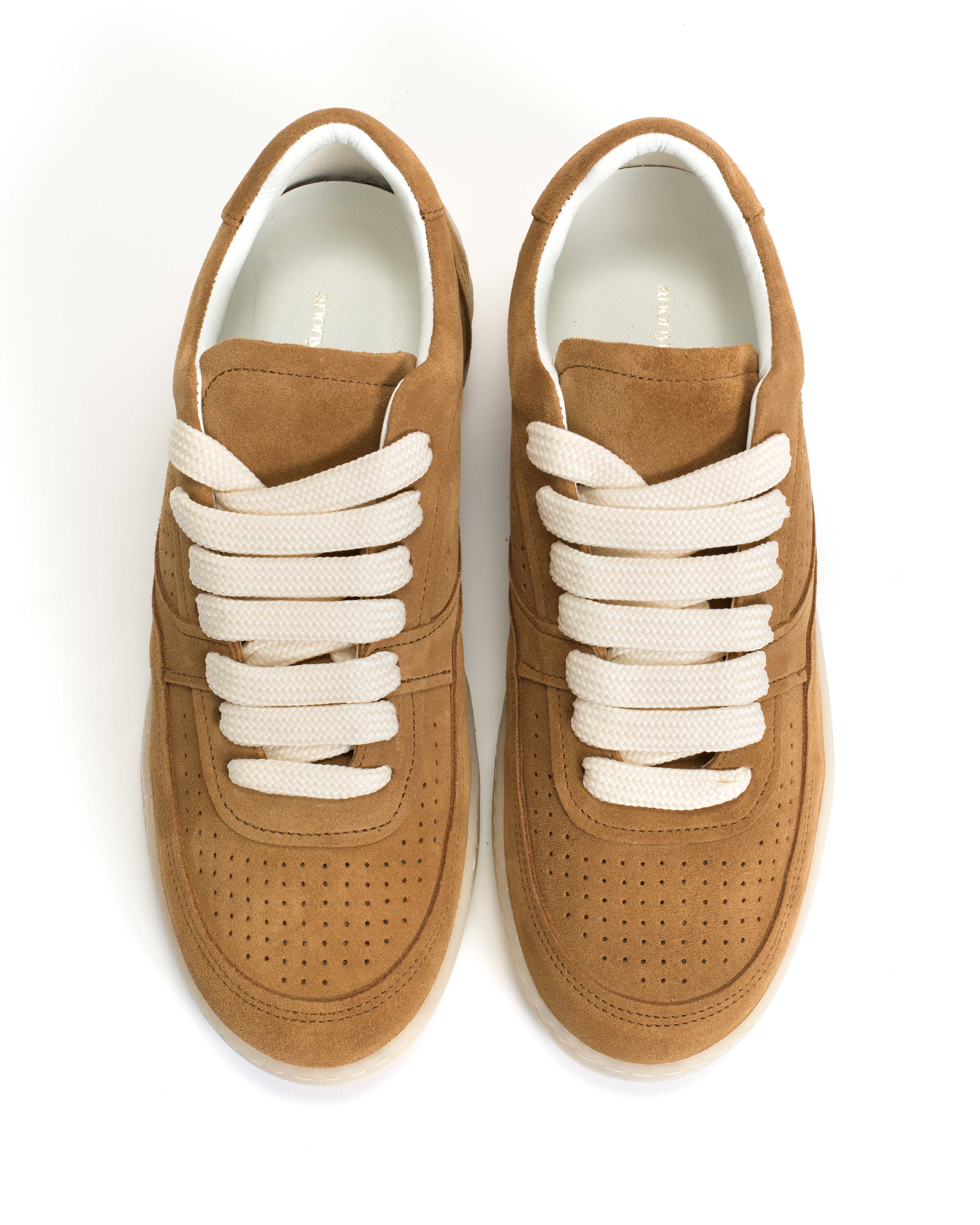 Elevate Calf suede Bamboo brown