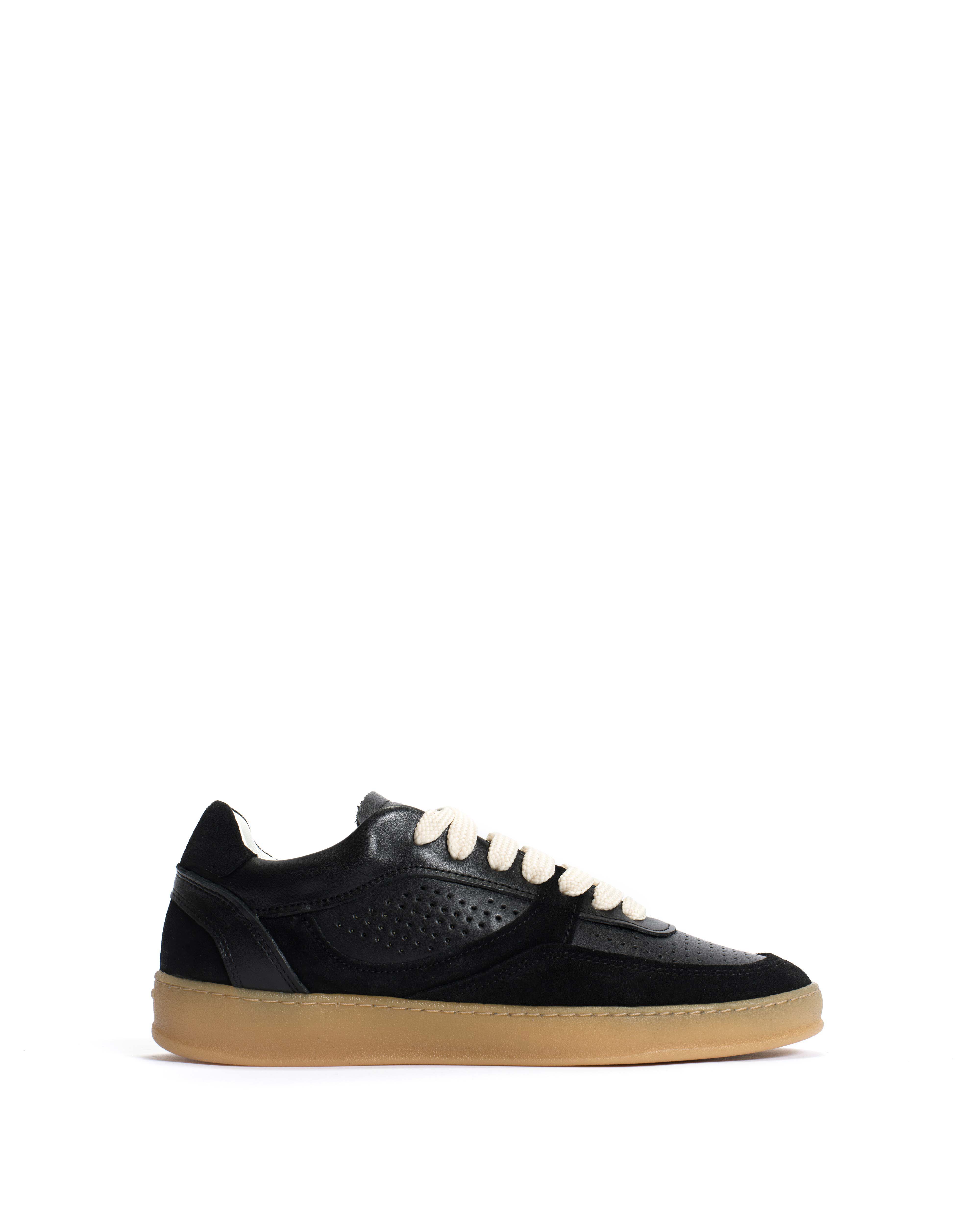 Elevate Calf suede & sleek leather leather Black