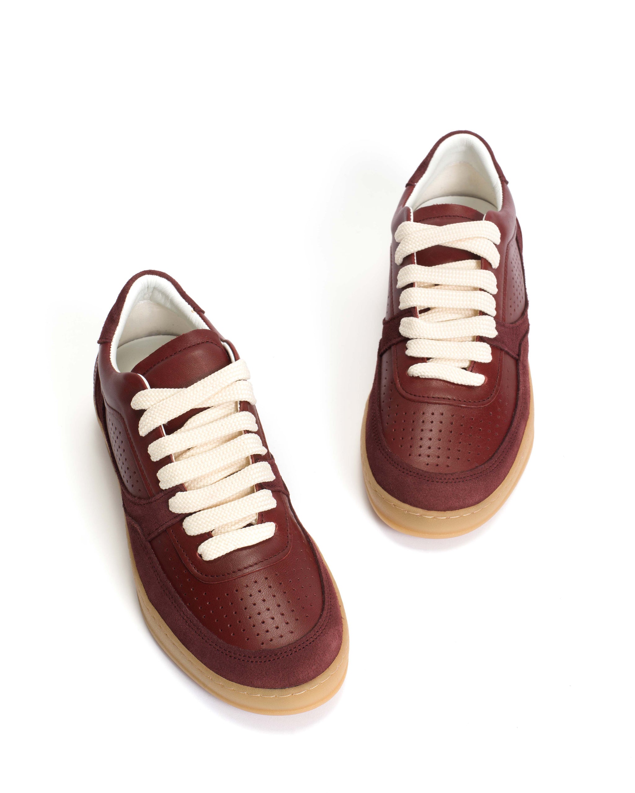 Elevate Soft calf & suede leather Pomegranate - Anonymous Copenhagen