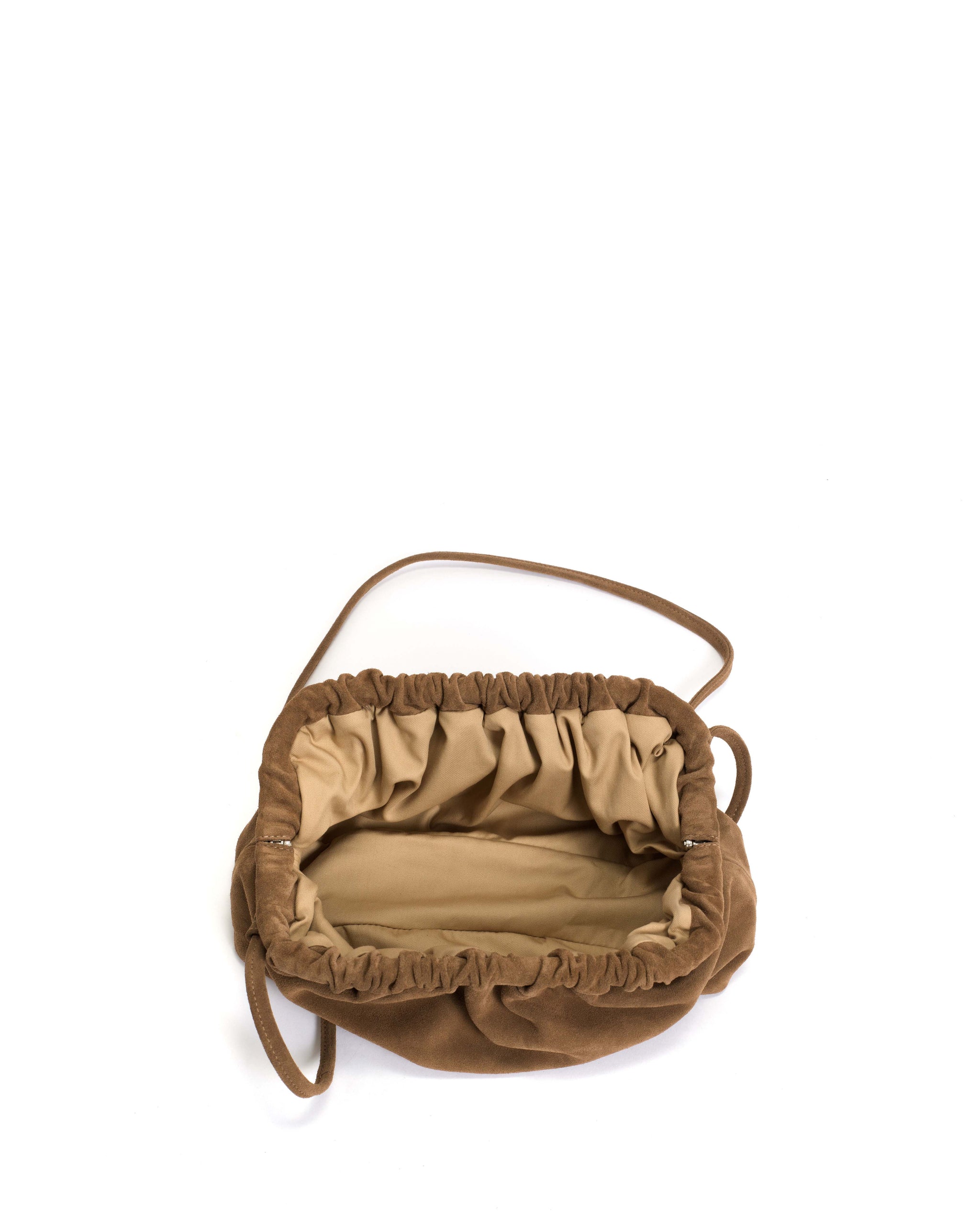 Hally grand cloud bag Calf suede Cinnamon - Anonymous Copenhagen