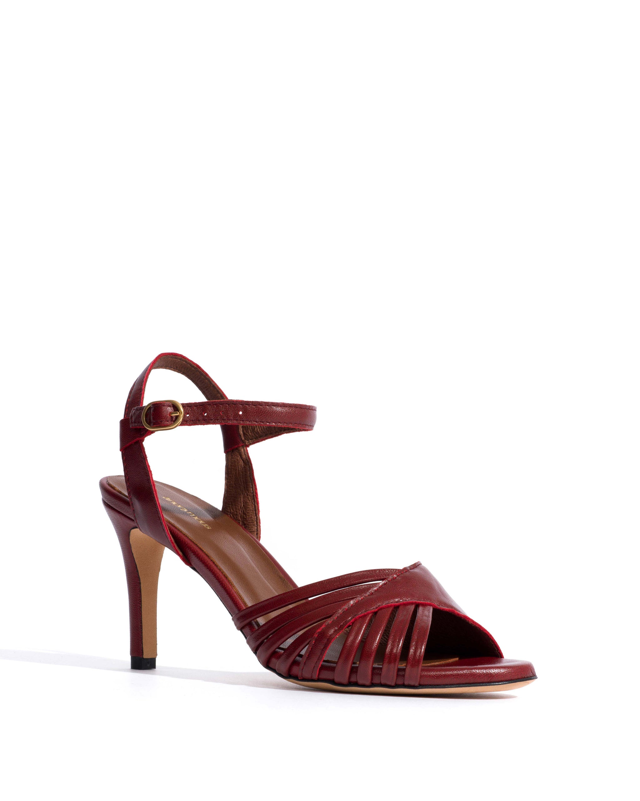 Hermine 75 Shiny lamb Pomegranate - Anonymous Copenhagen Heels