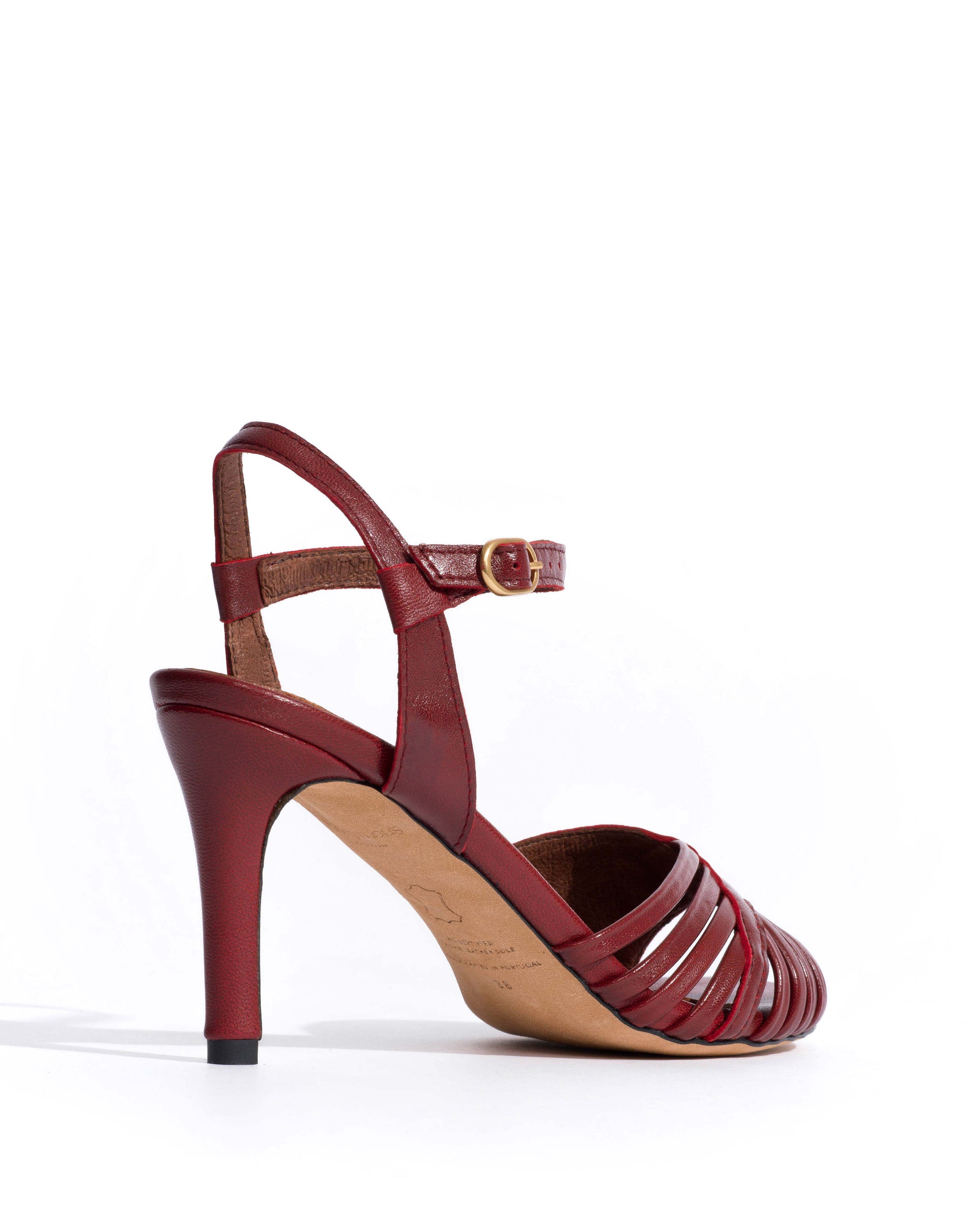 Hermine 75 Shiny lamb Pomegranate - Anonymous Copenhagen Heels
