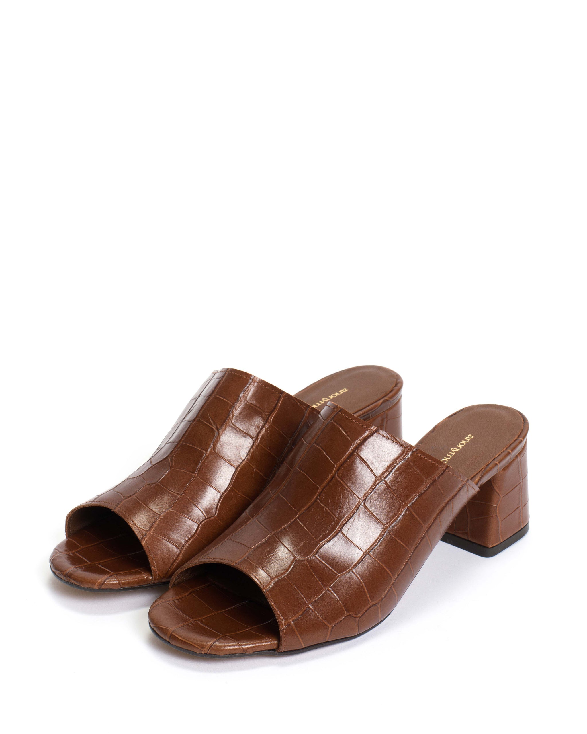 Horizon 55 Croco calf Chocolate - Anonymous Copenhagen