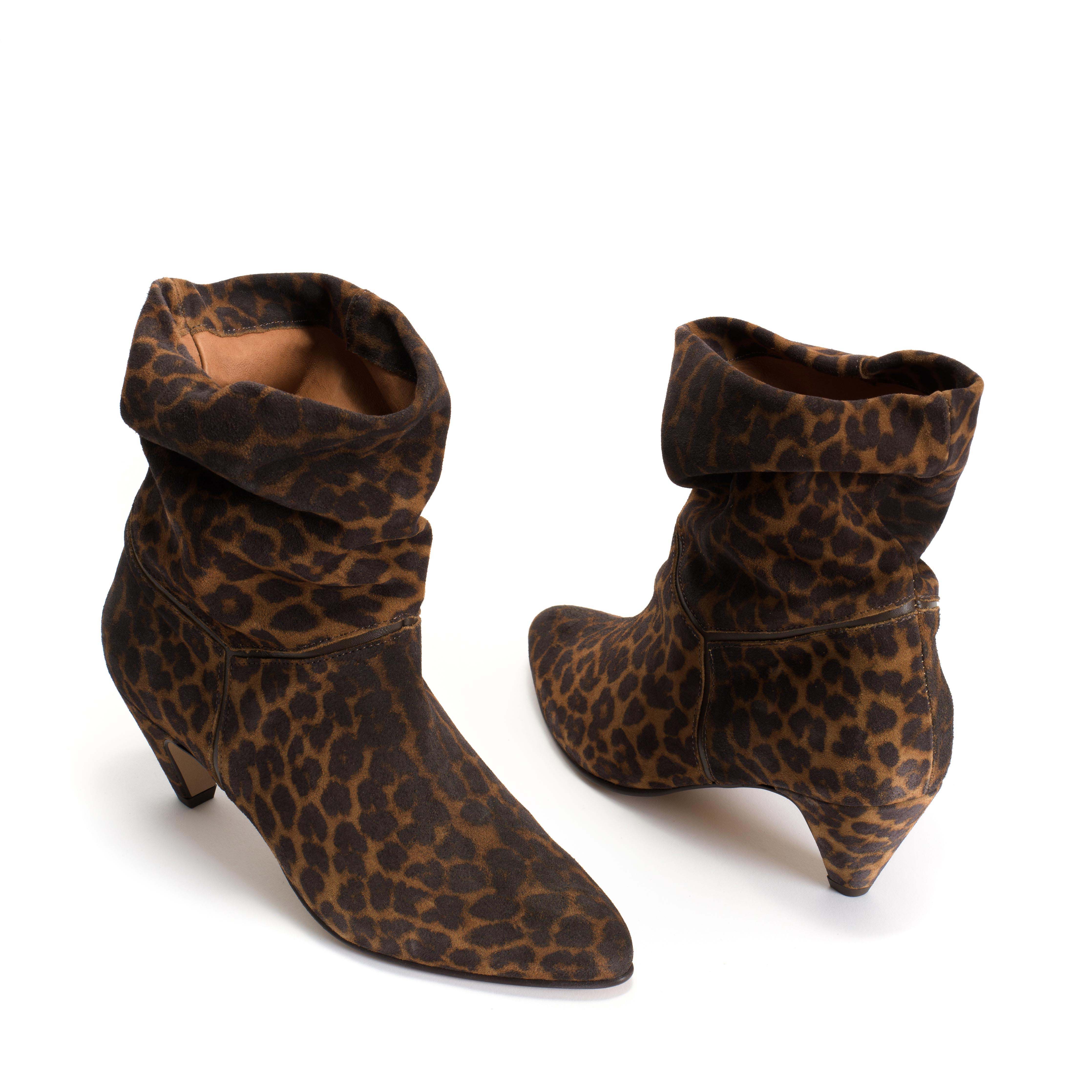 Jassi 50 stiletto Calf suede print Leopard