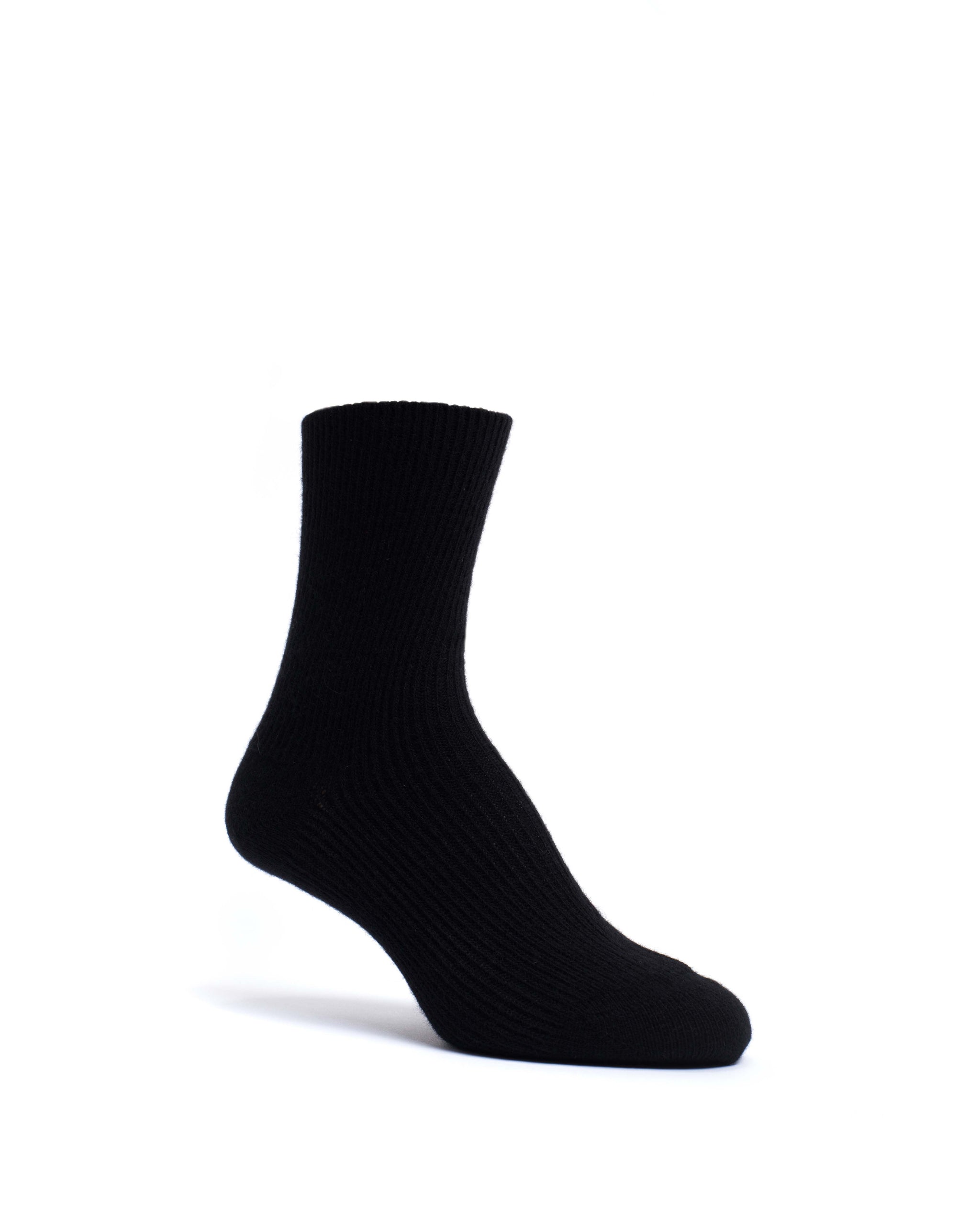 Lanai cashmere socks 70% wool 30% cashmere Black - Anonymous Copenhagen