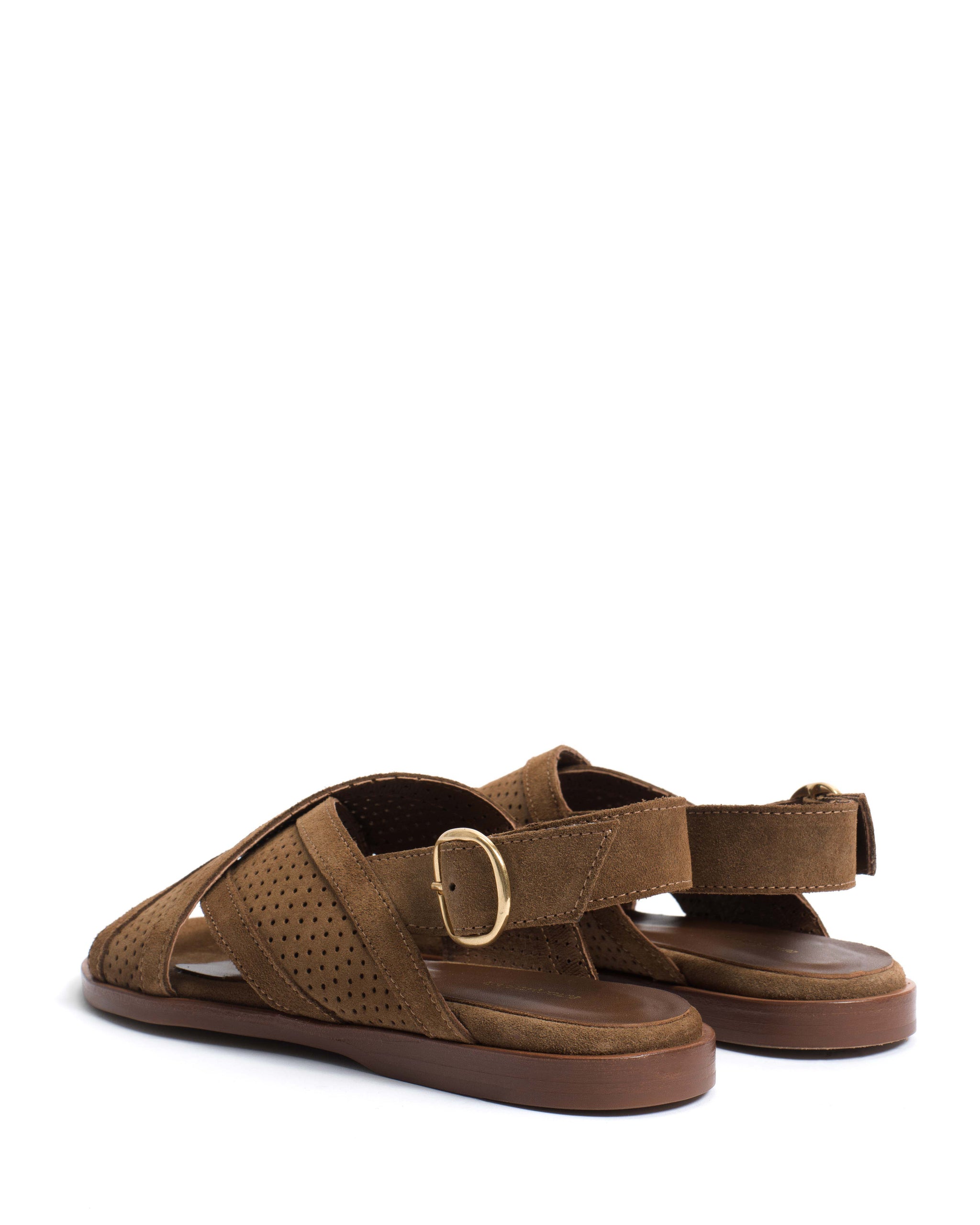 Leila 10 classic Calf suede Cinnamon - Anonymous Copenhagen