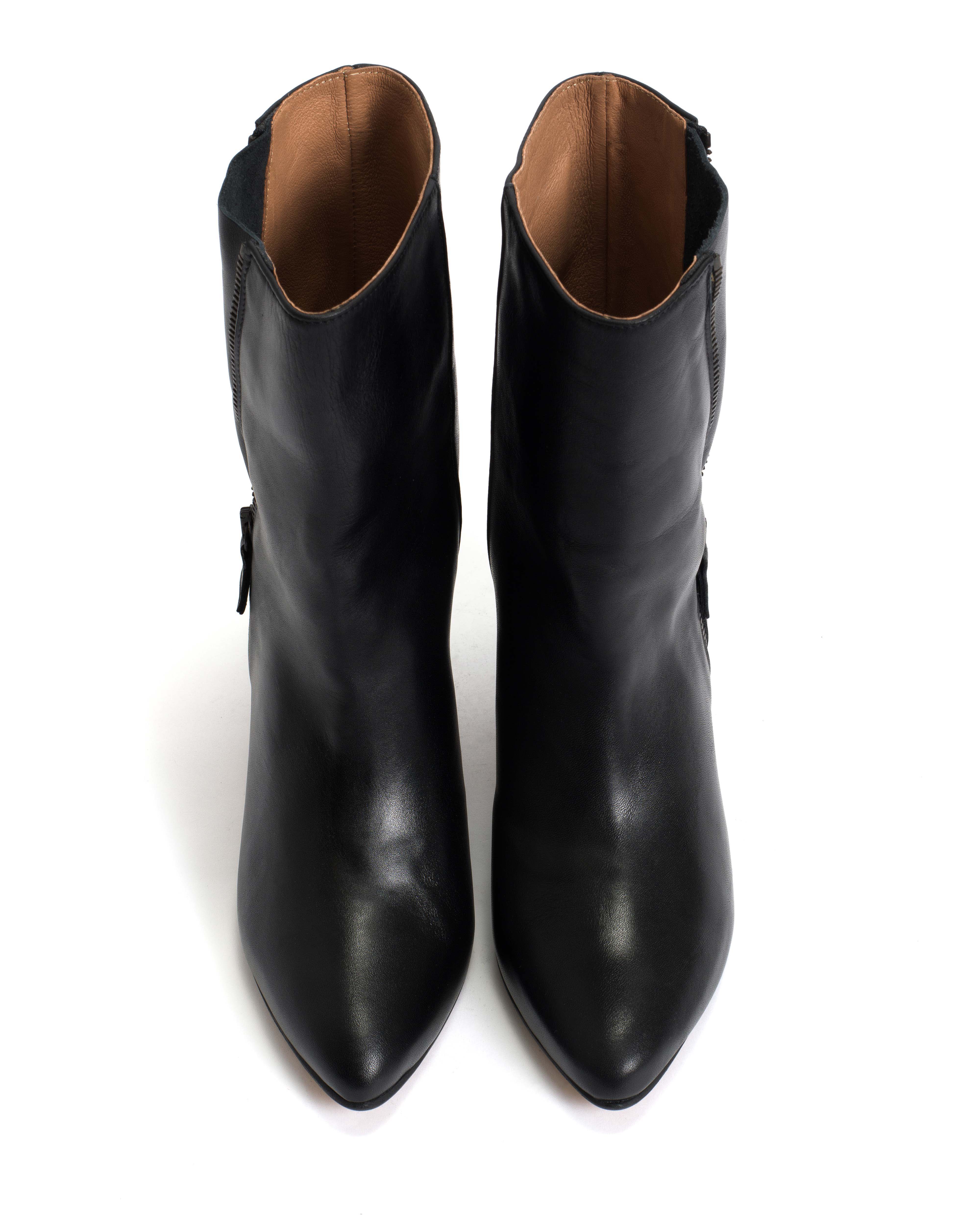 Livianna 50 Stiletto Soft Calf Black