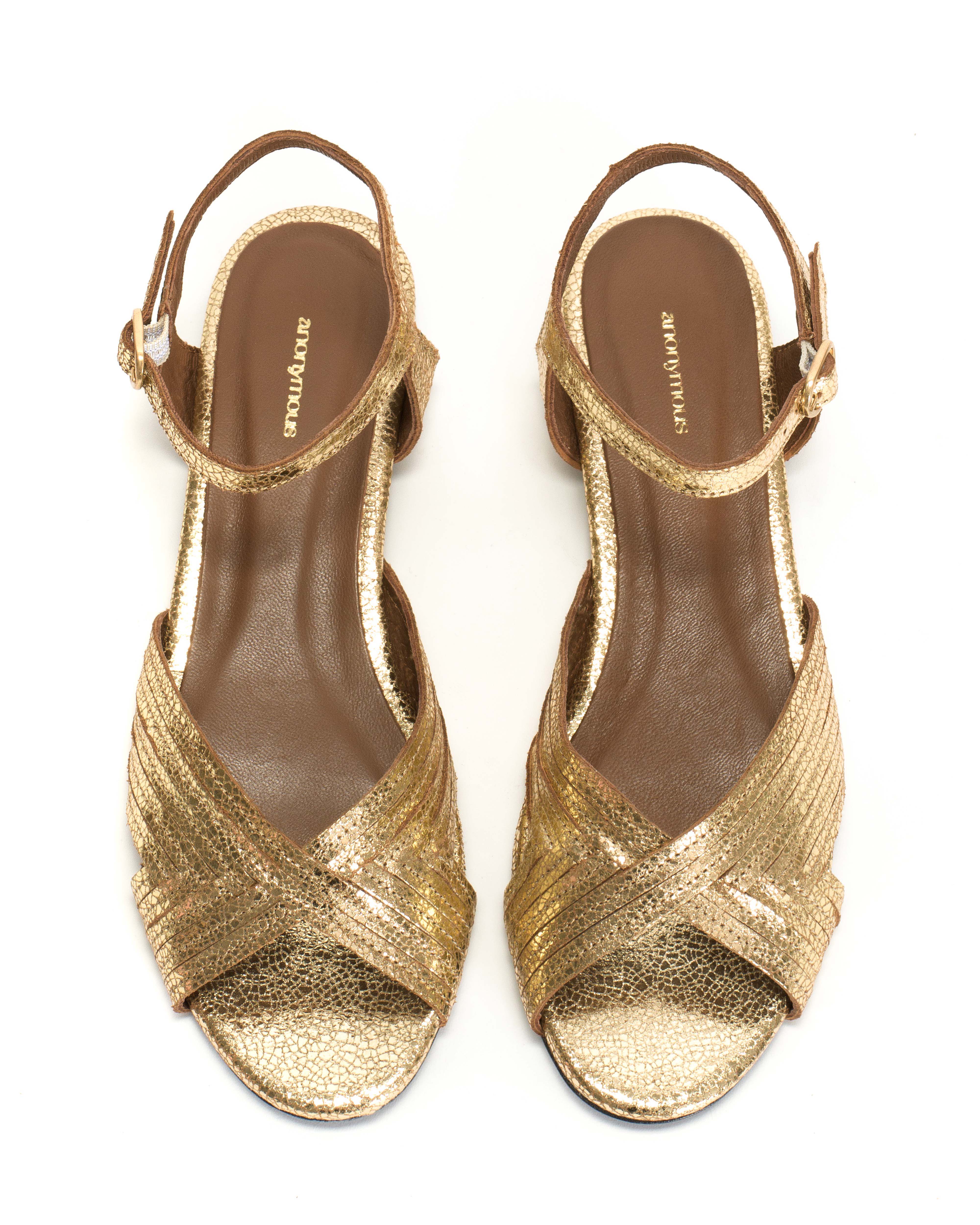 Niabi 10 Crackled metallic goat Gold