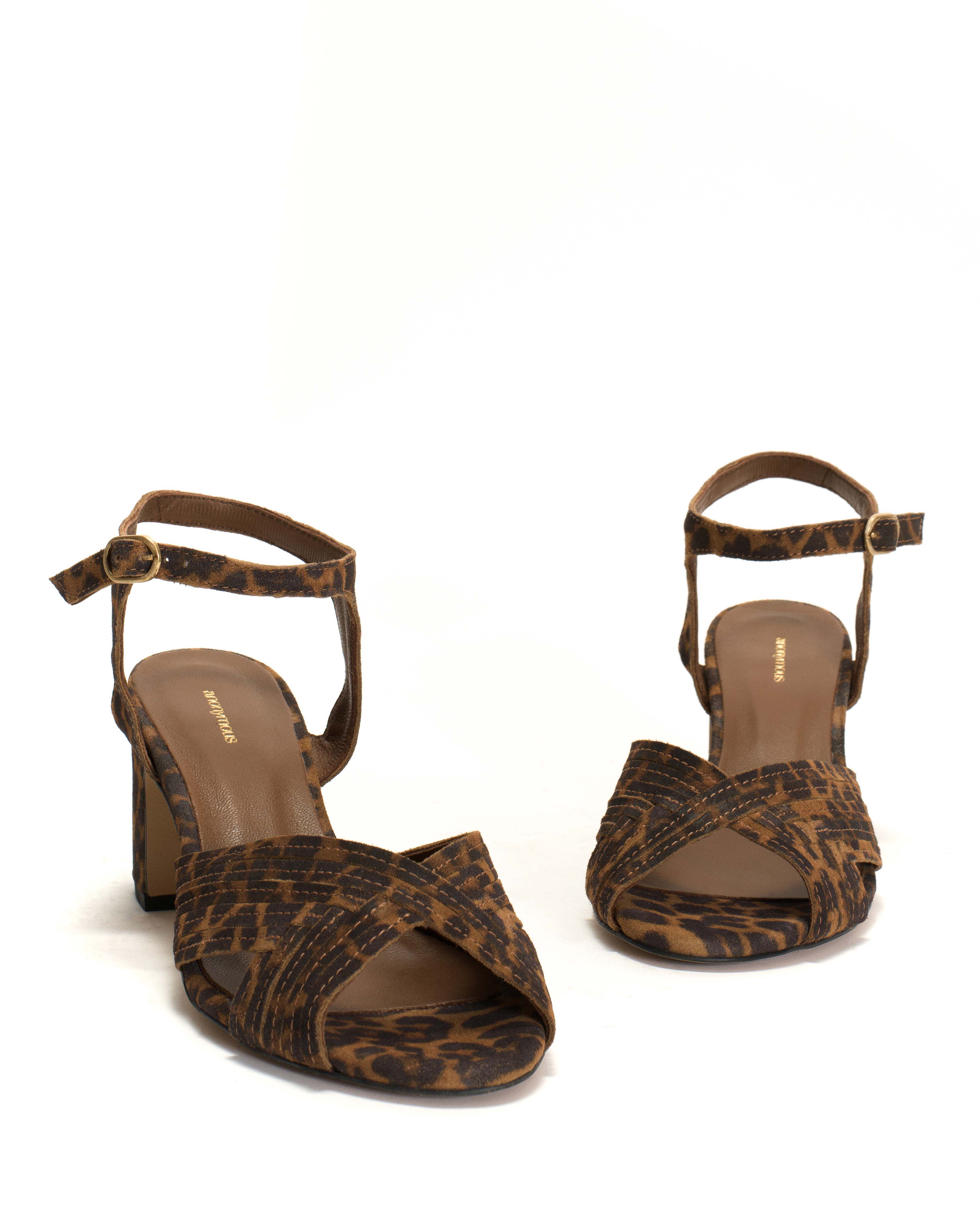 Niabi 50 Calf suede print Leopard