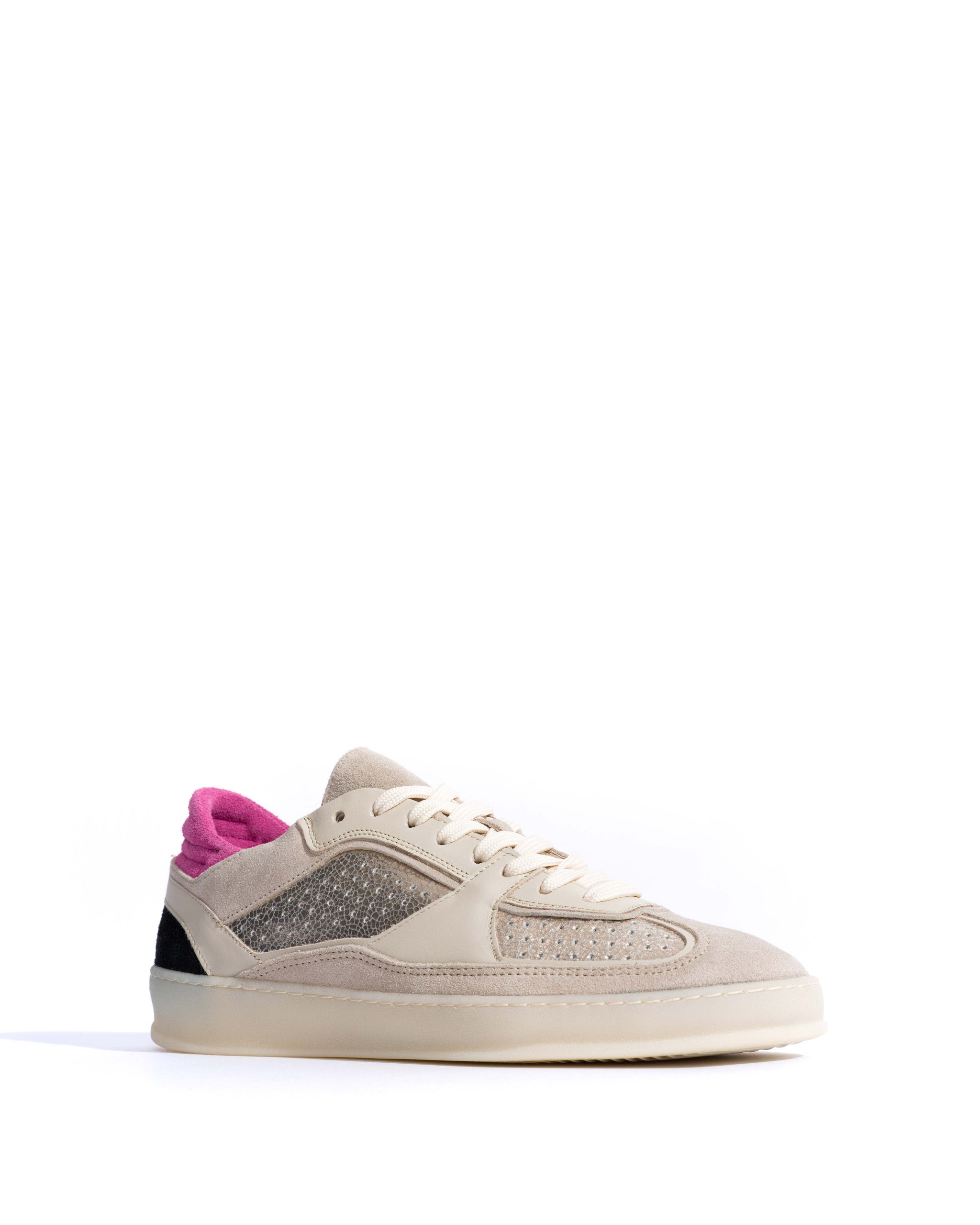 Dabbie Calf suede & mix White sand & champagne mix - Anonymous Copenhagen Sneakers
