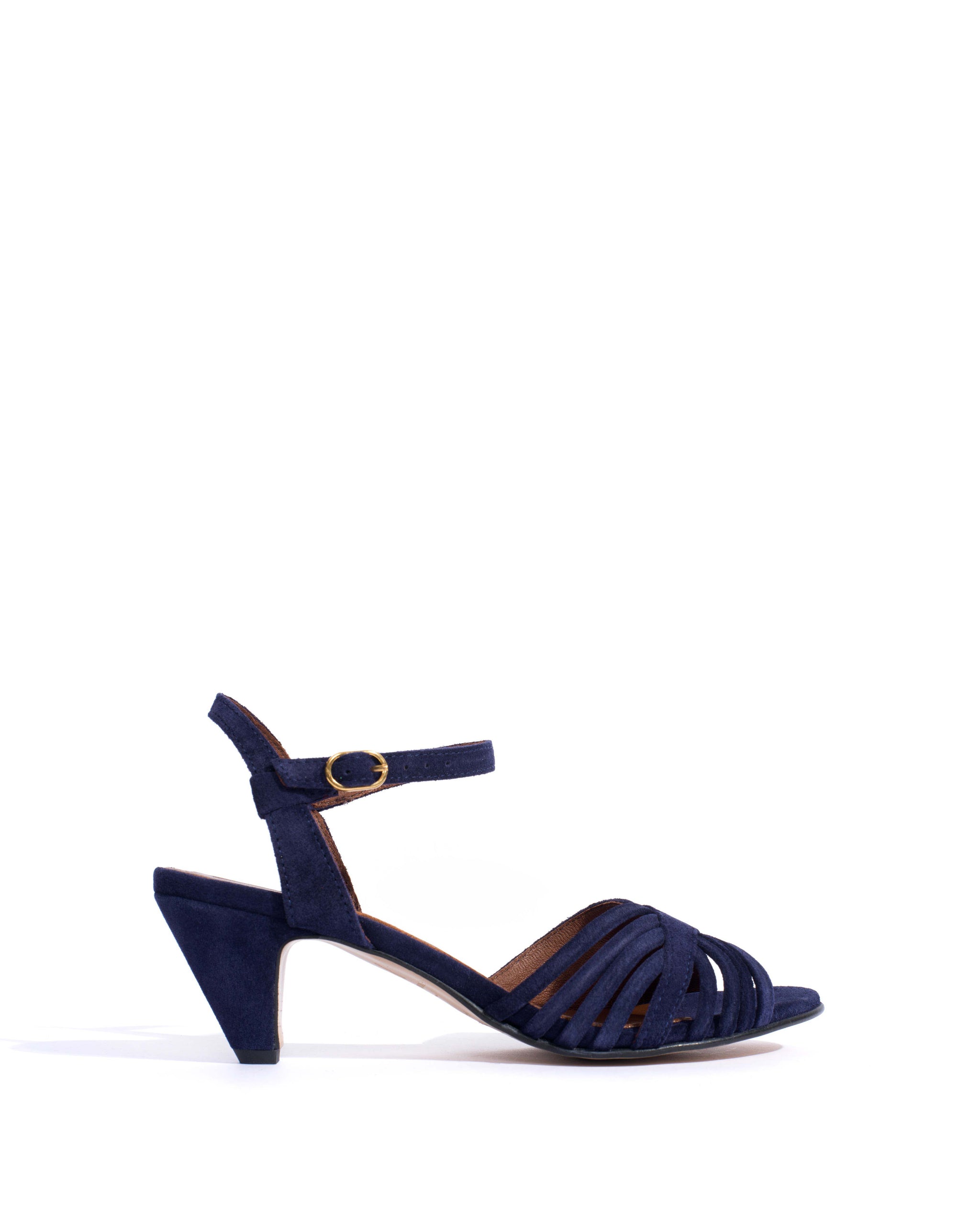 Hermine Calf suede Ink blue - Anonymous Copenhagen Shoes