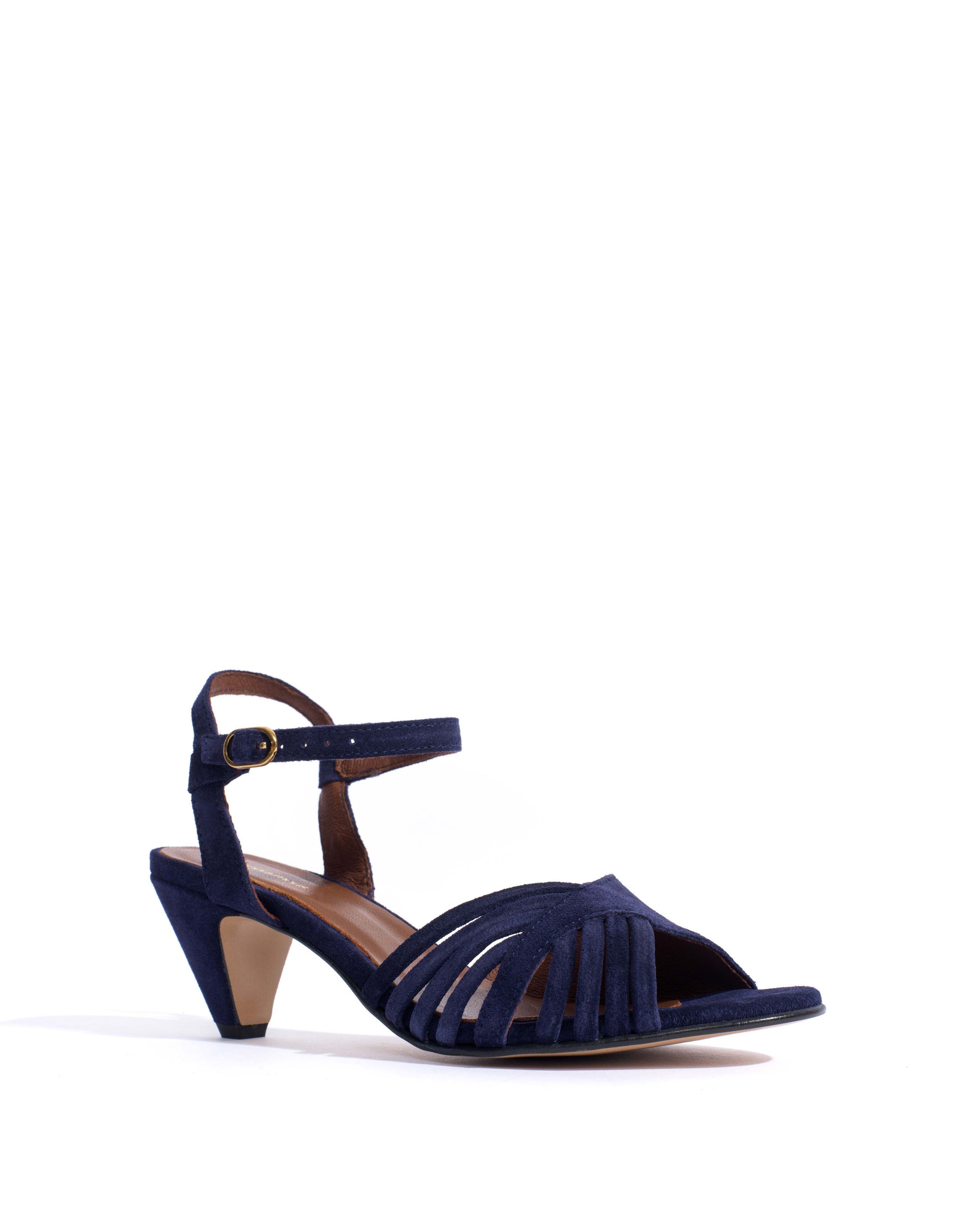 Hermine Calf suede Ink blue - Anonymous Copenhagen Shoes