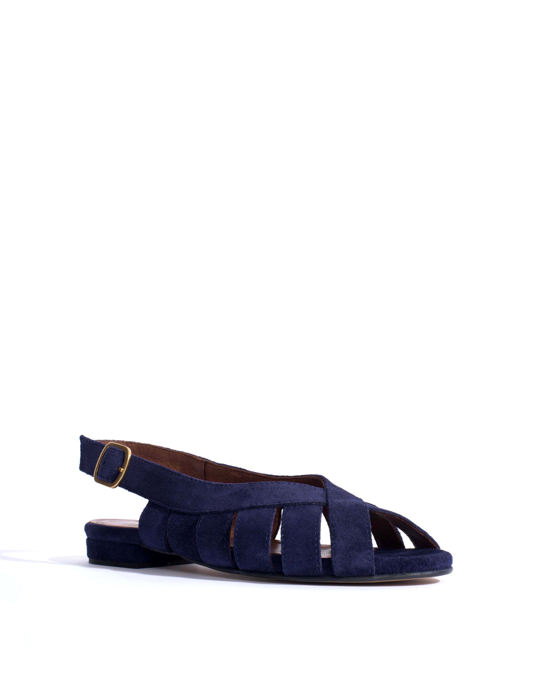 Sophie 20 Calf suede Ink blue - Anonymous Copenhagen Shoes