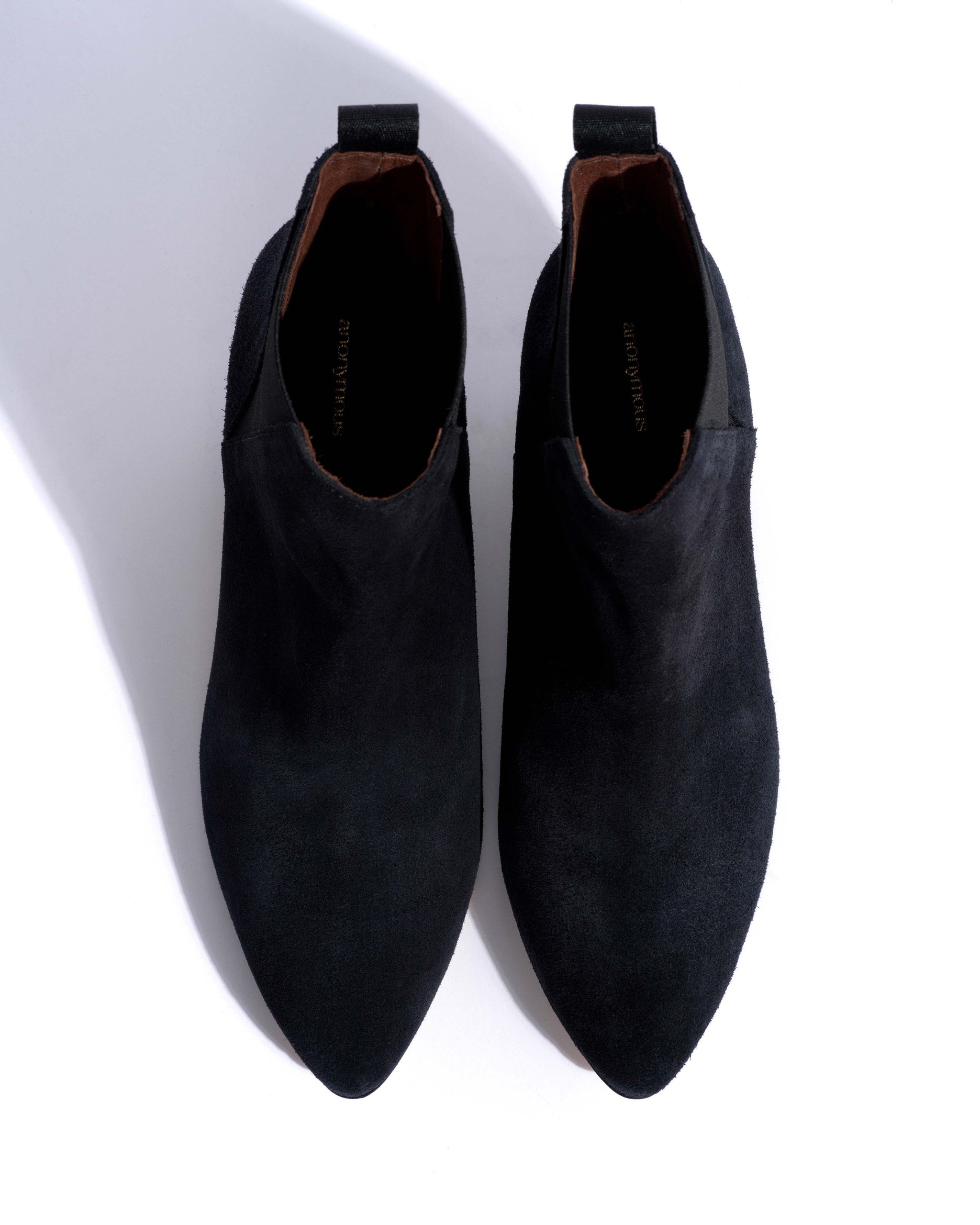 Clivia 50 cone Calf suede Off black -
