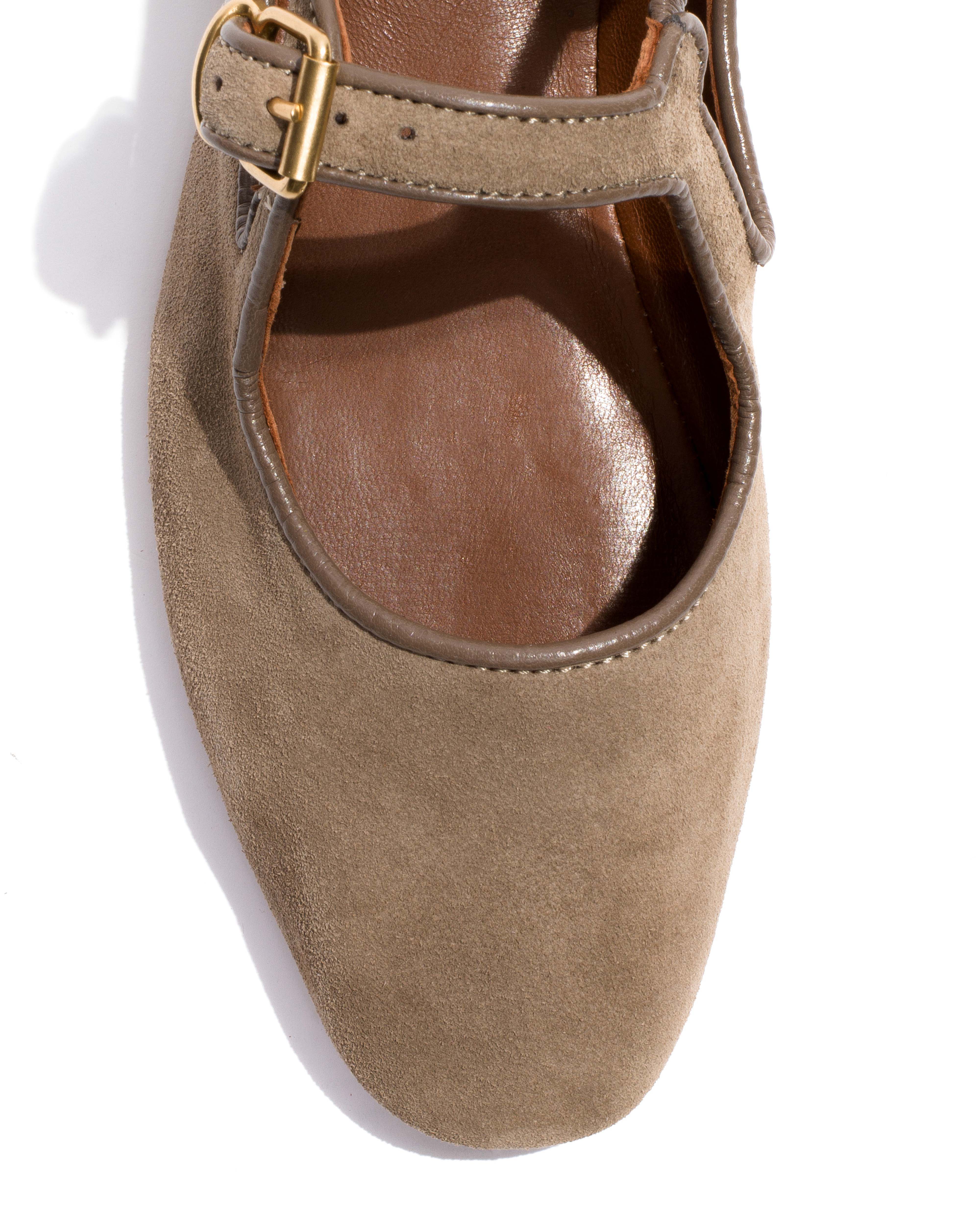 Praise Calf suede Mushroom