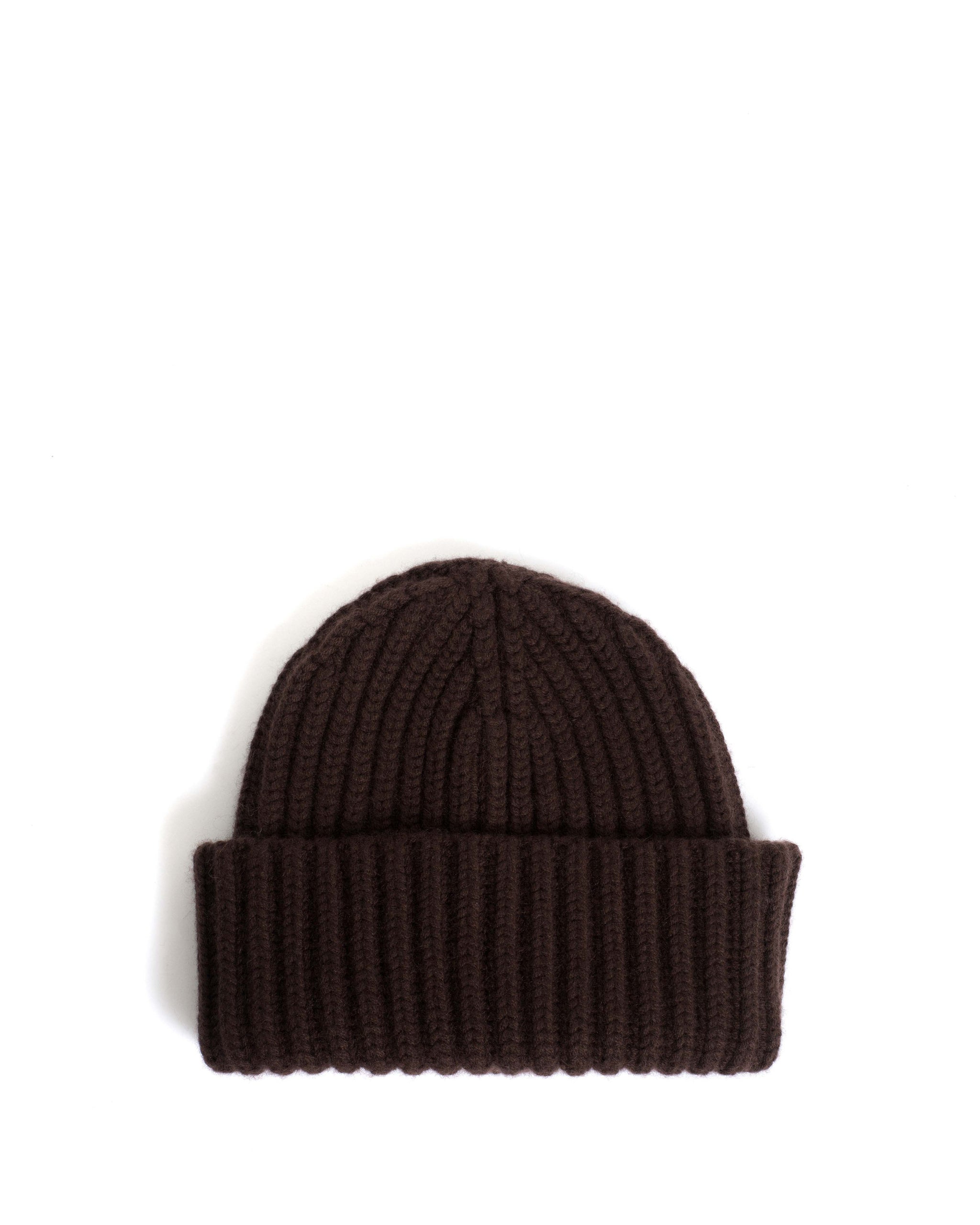 Sandra beanie 100% cashmere Coffee brown - Anonymous Copenhagen
