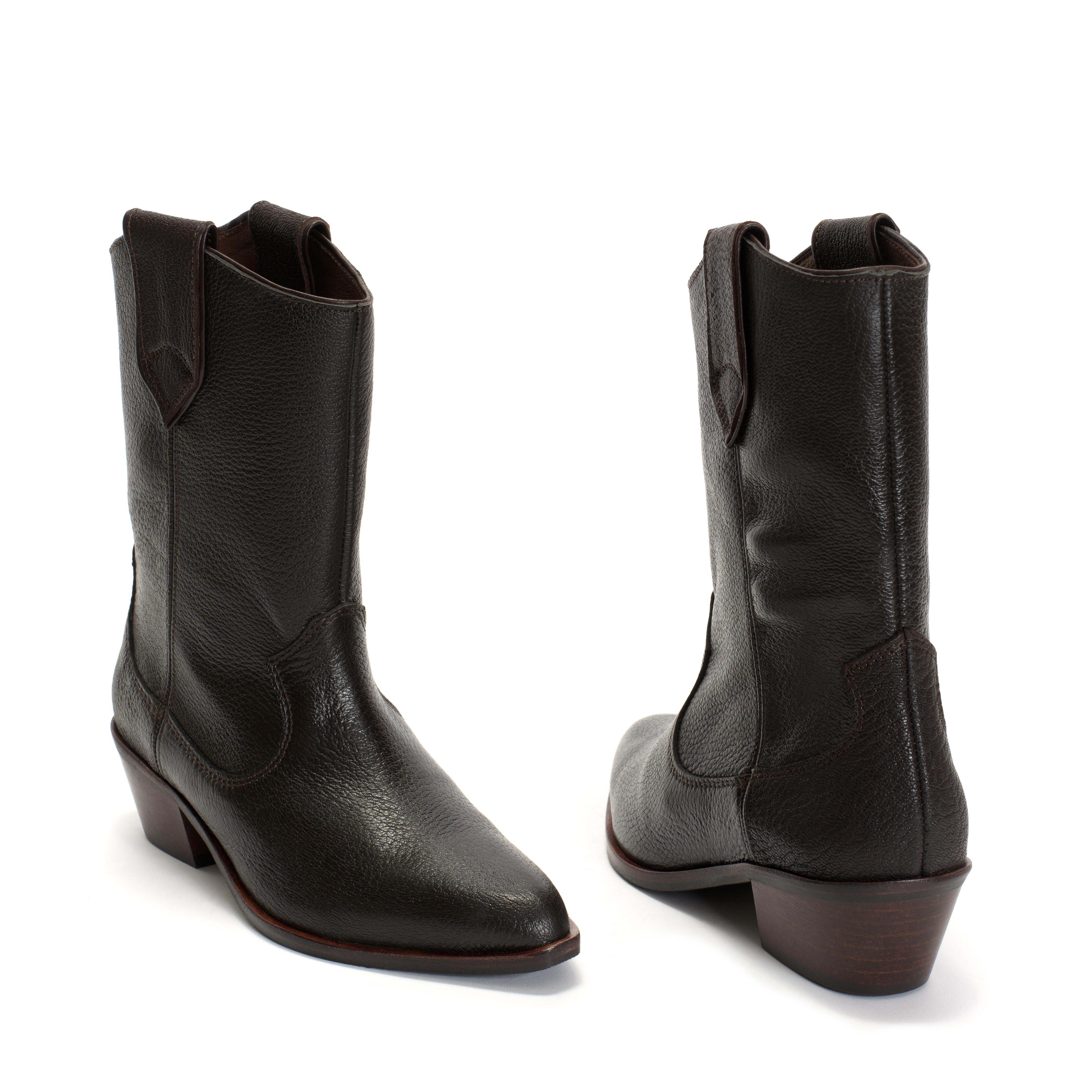 Saseline 35 Grained chevre goat Coffee brown