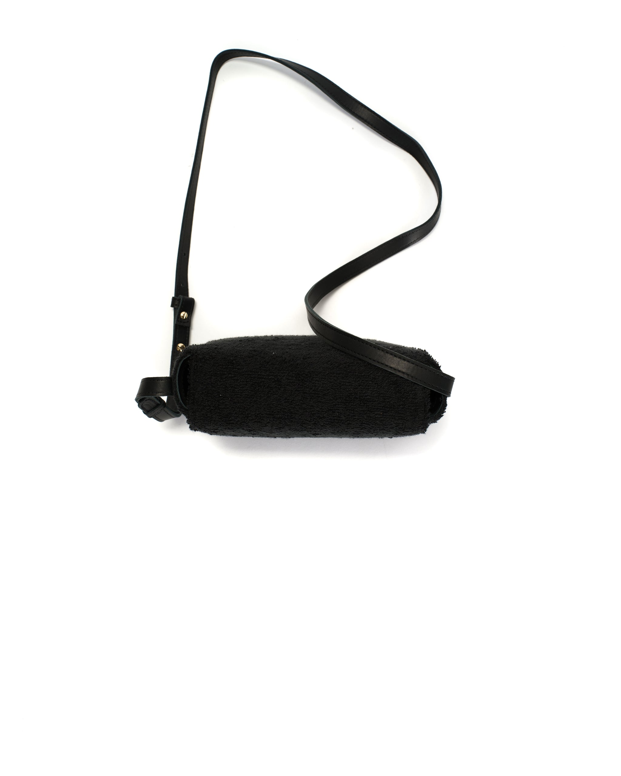 Sicha crossover bag Cotton towel Off black - Anonymous Copenhagen