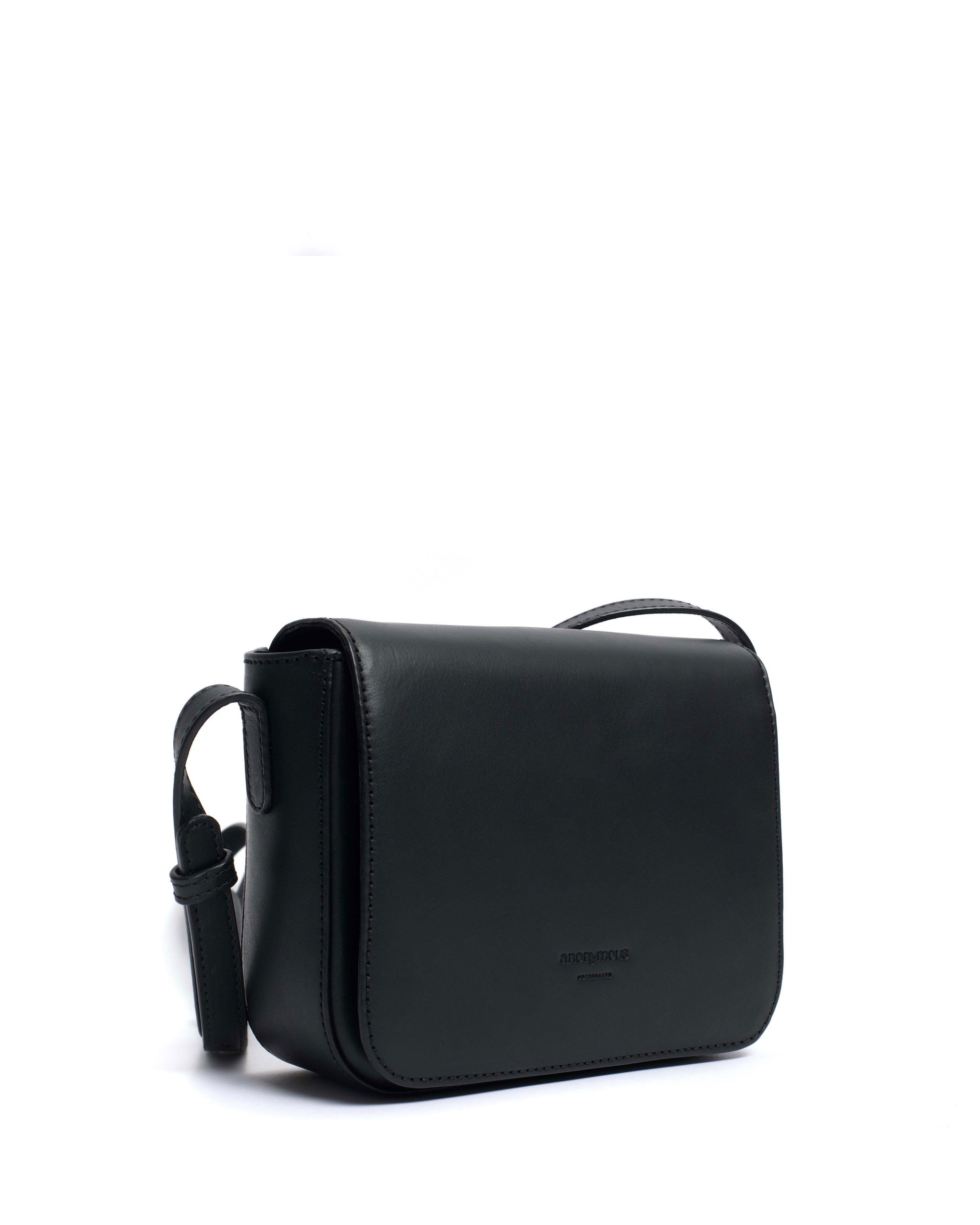 Sicha crossover bag Vegetable tanned calf Black - Anonymous Copenhagen