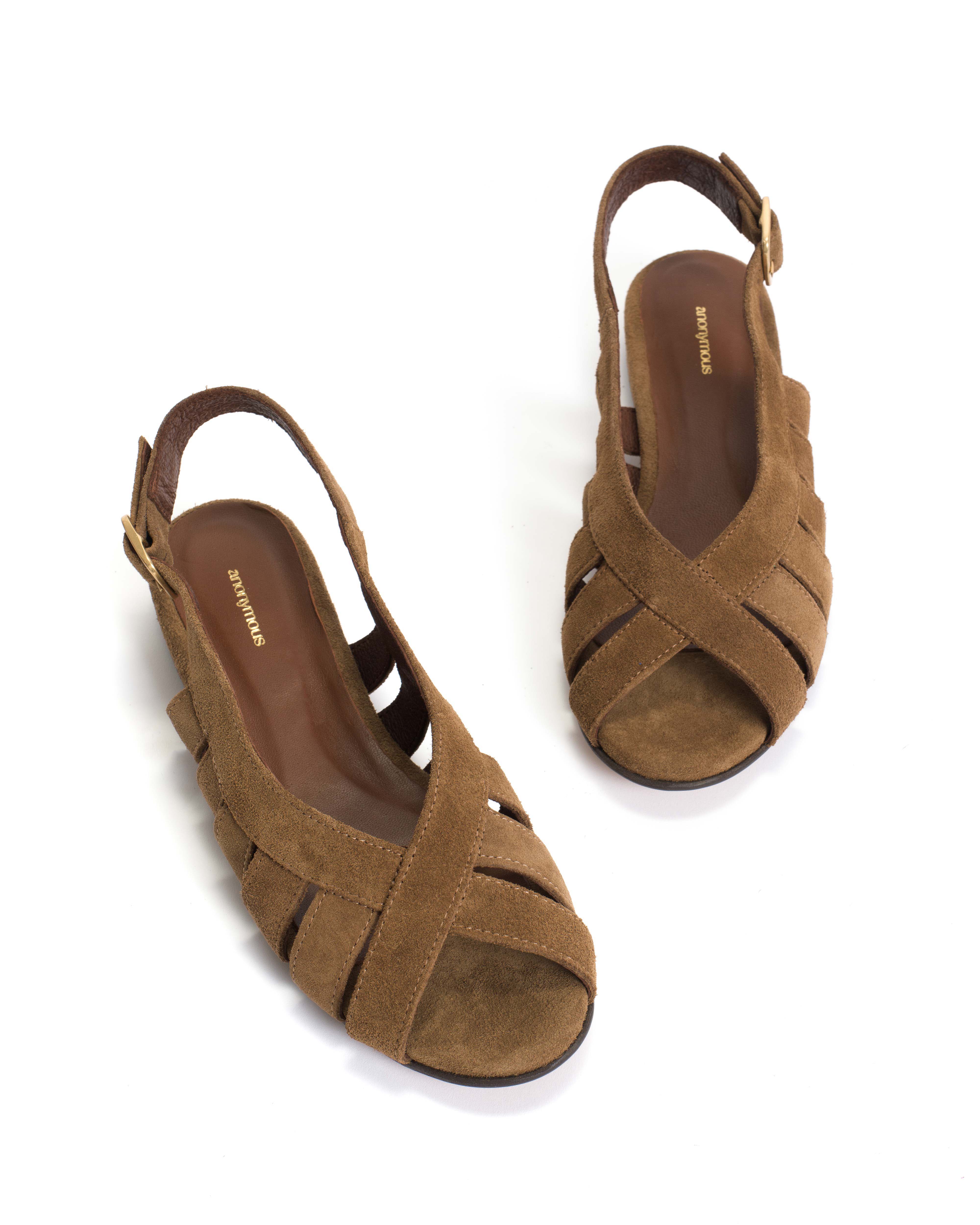 Sophie 20 Calf suede Cinnamon
