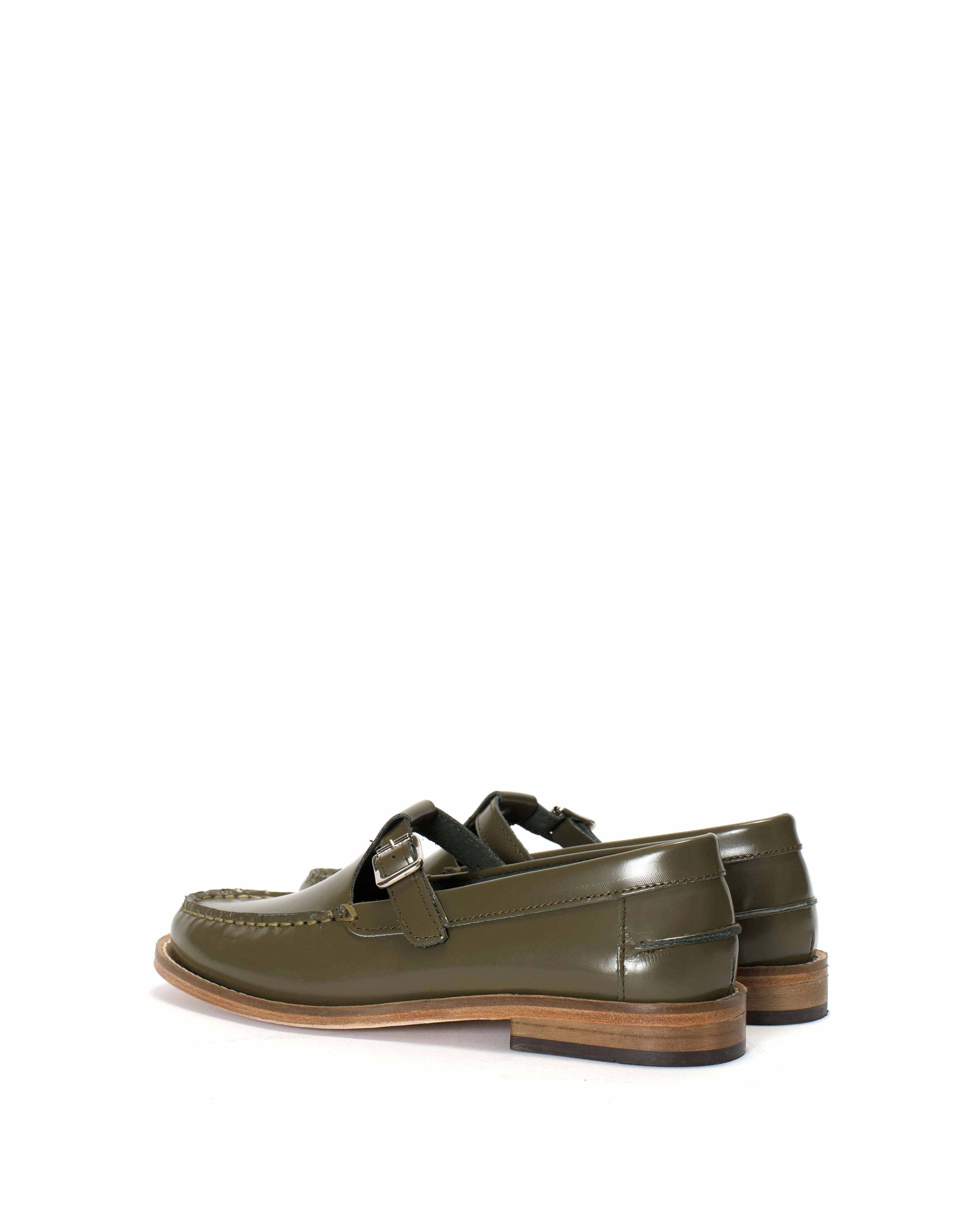 Dico Loafer t-bar Polido Olive green