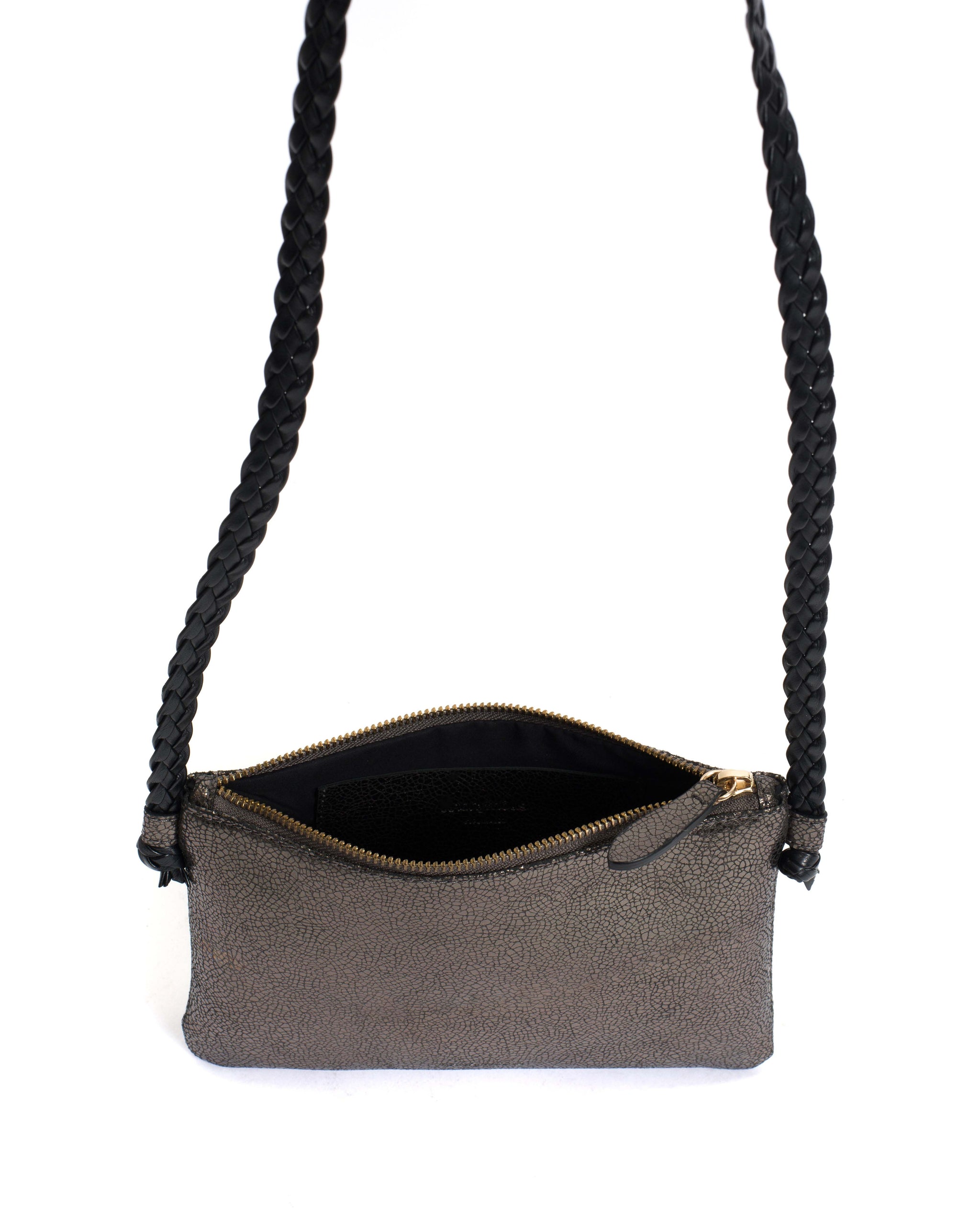 Thinna clutch Crackled metallic goat Platinum - Anonymous Copenhagen