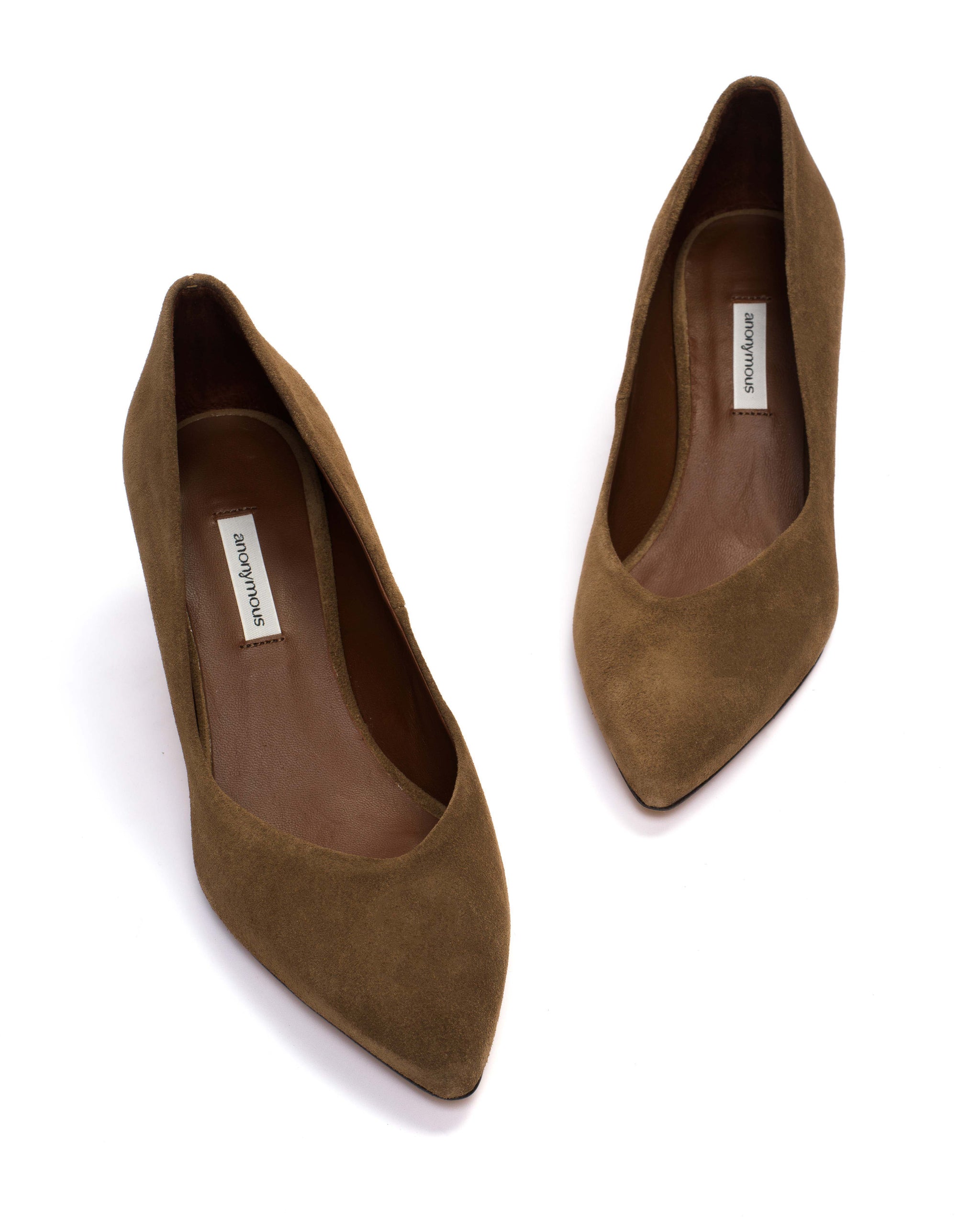 Trini 55 Calf suede Cinnamon - Anonymous Copenhagen