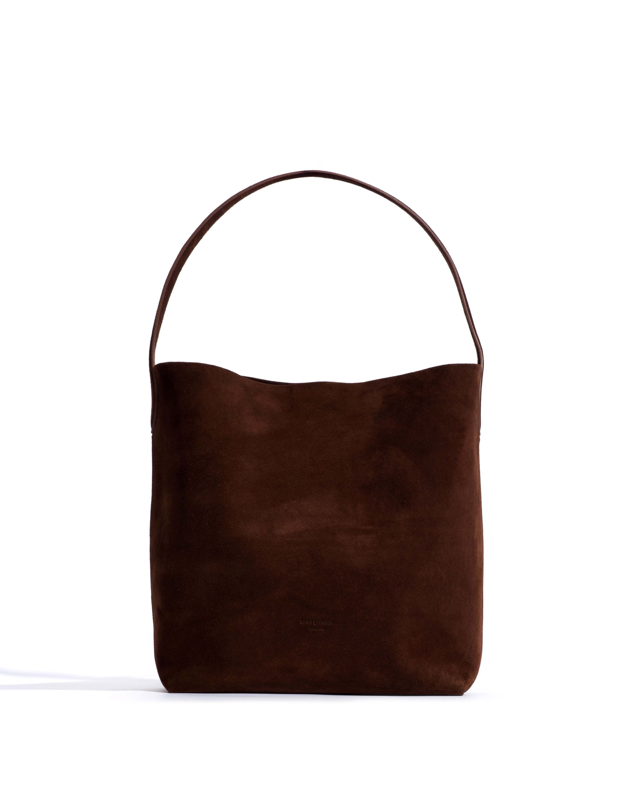 Versa everyday bag Calf suede Chocolate - Anonymous Copenhagen Bags