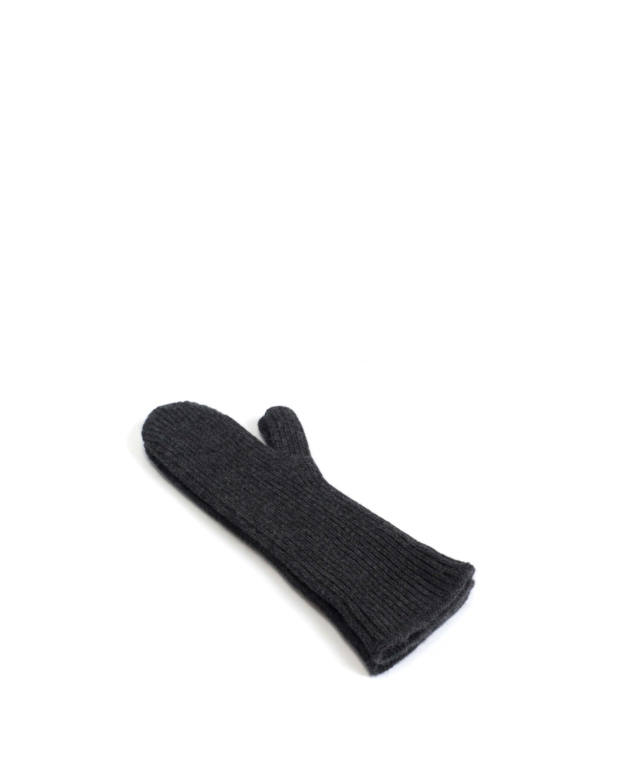 Vinni mitten 100% cashmere Dark grey - Anonymous Copenhagen