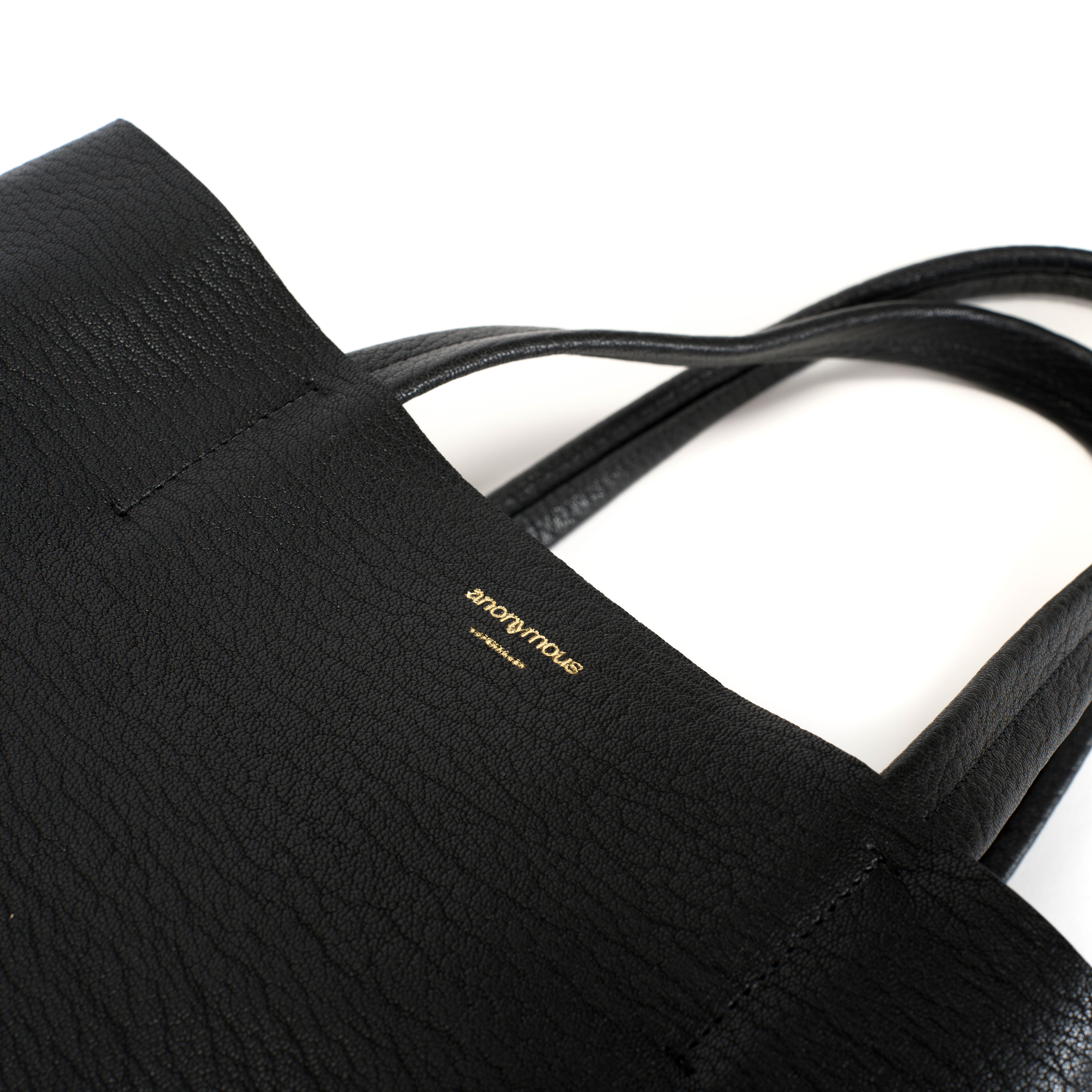 Ruba shopper Grained chevre goat Black