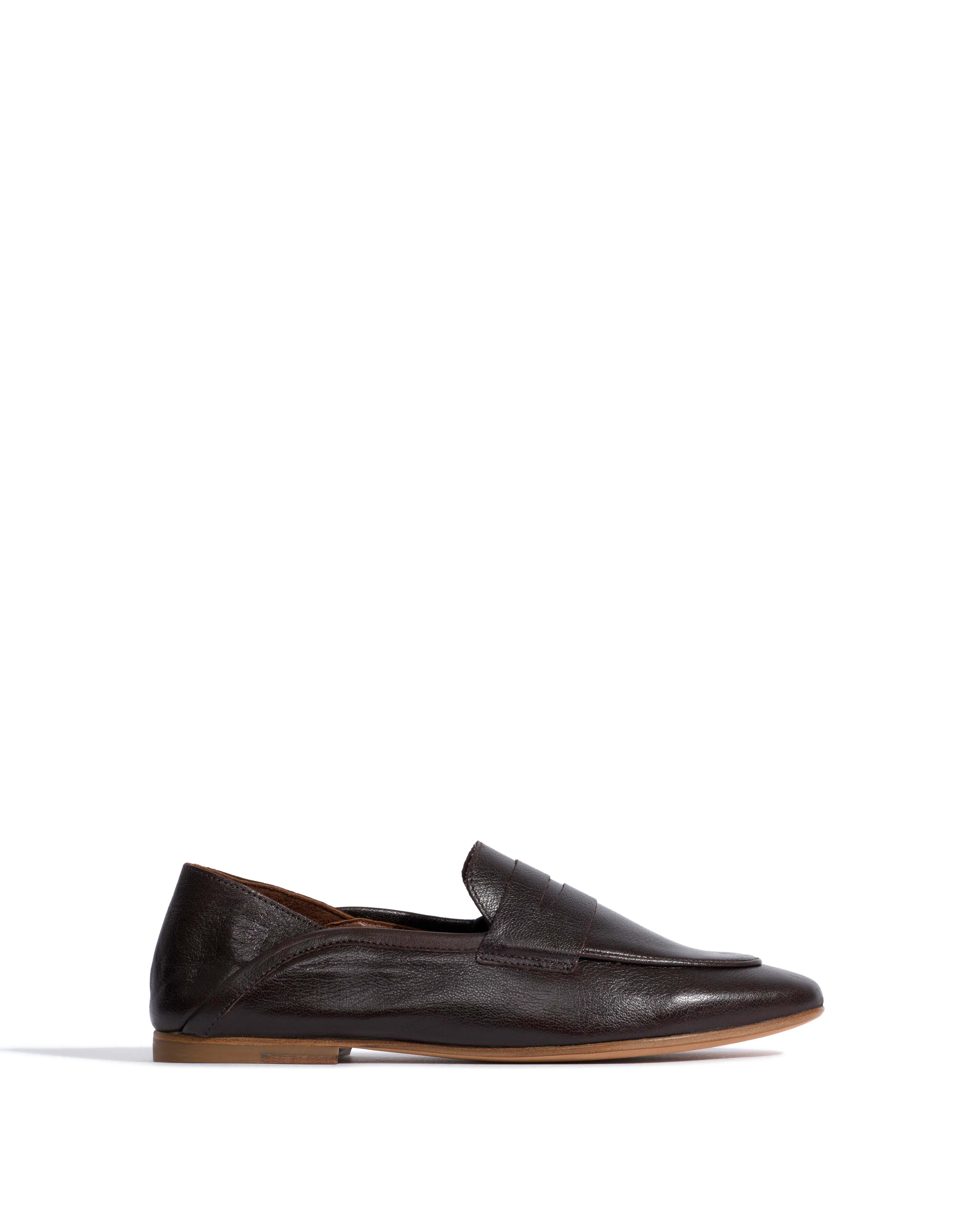 Lindsay Natural grain soft calf Espresso brown