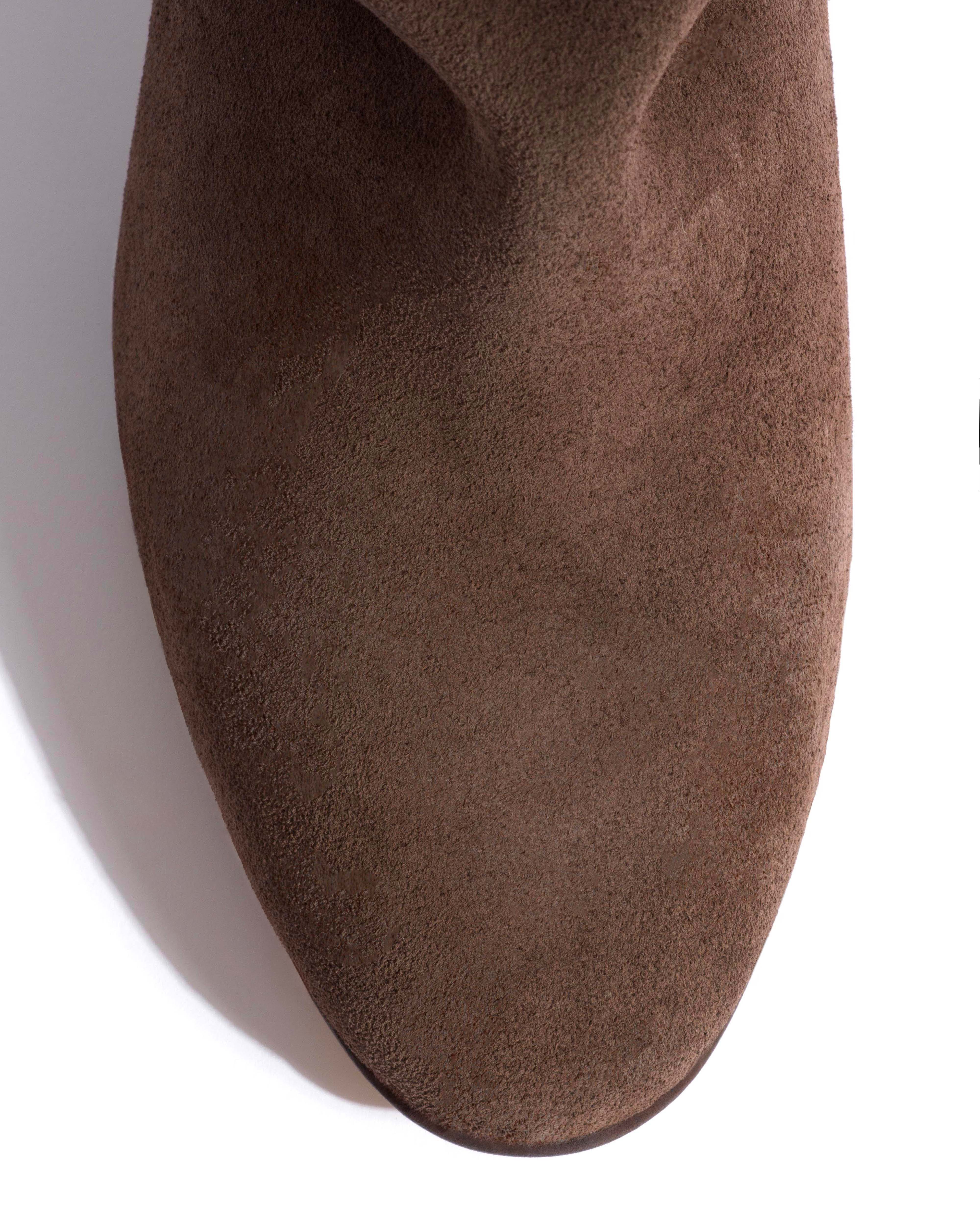 Lully 55 Calf suede Coffee brown