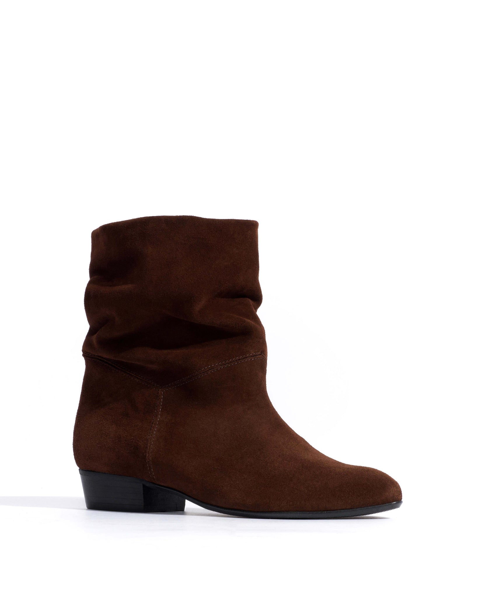 Jassi 20 Calf suede & sleek leather Chocolate