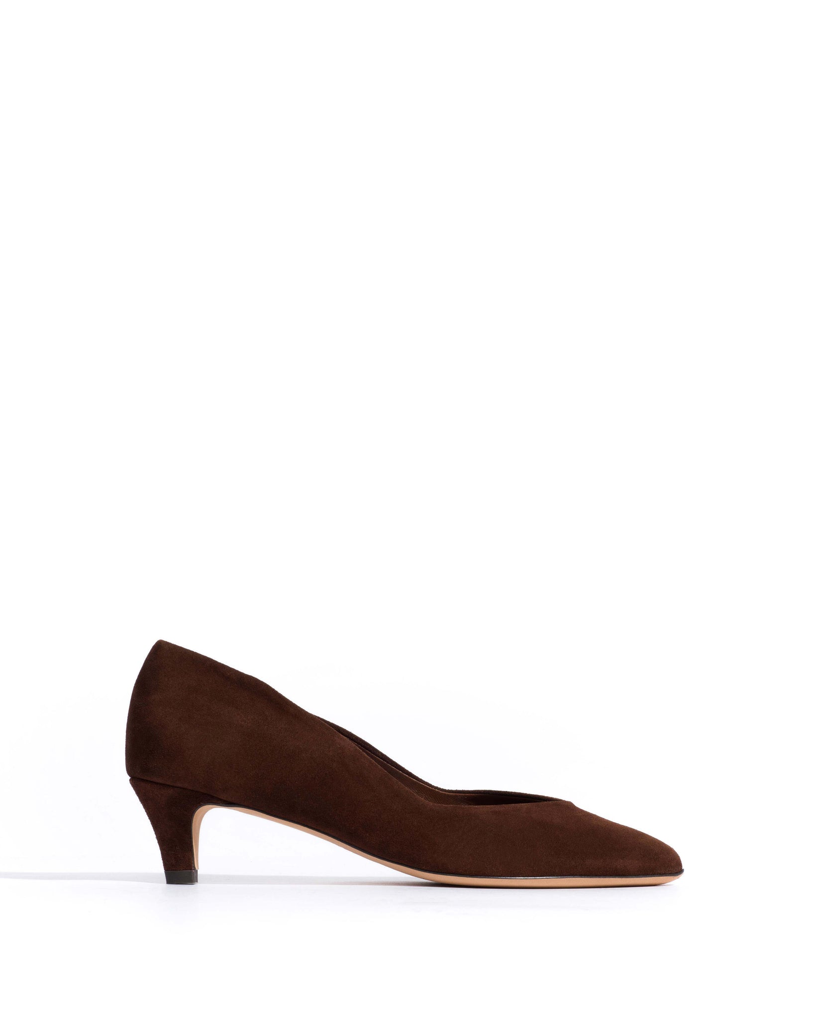 Trini 40 stiletto Calf suede Chocolate