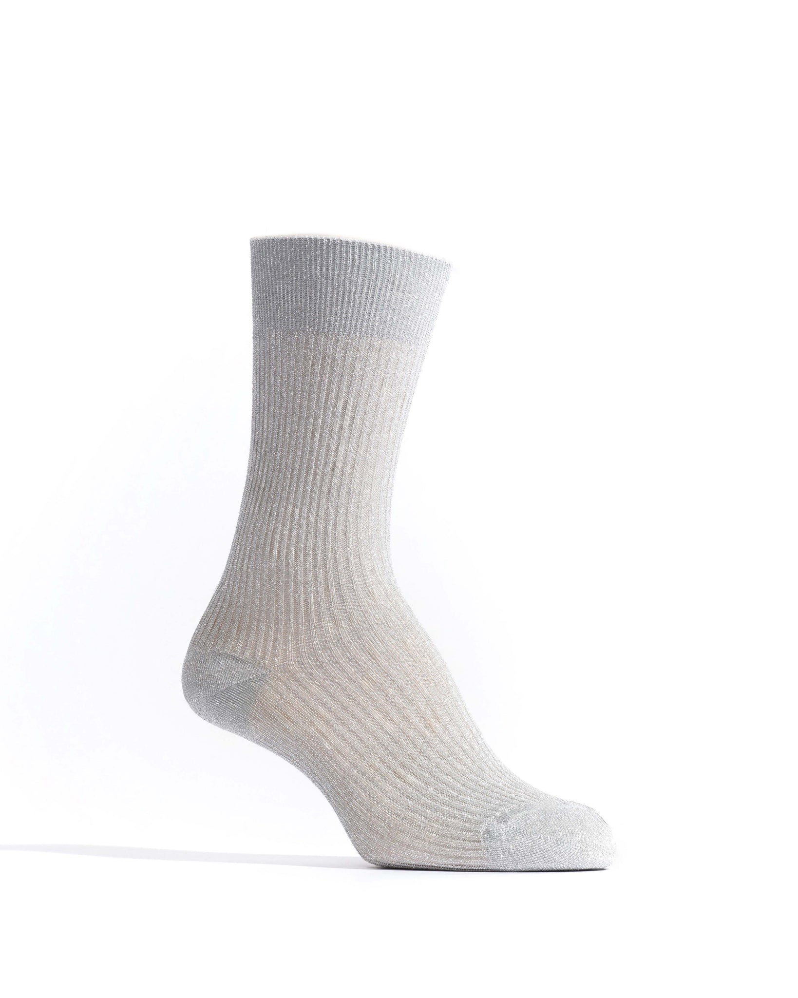 Noa glitter socks 52% nylon 48% polyester Silver