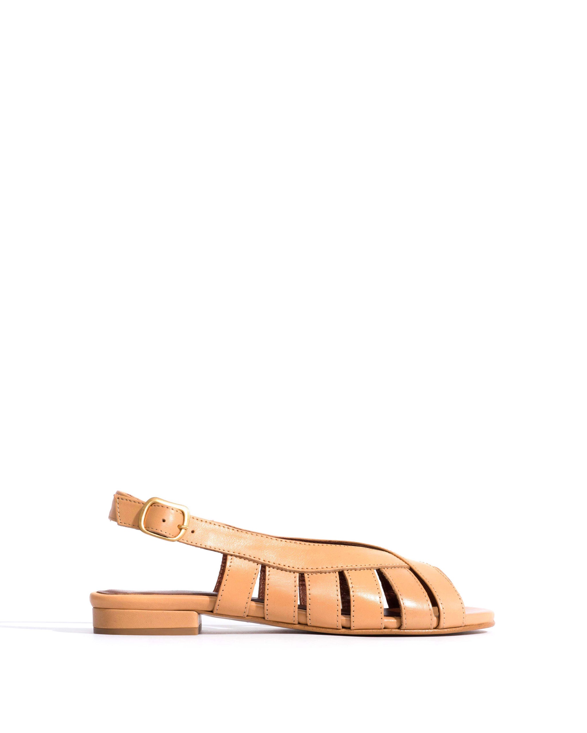 Sophie 20 Vegetal soft calf Natural tan - Anonymous Copenhagen Flat sandals