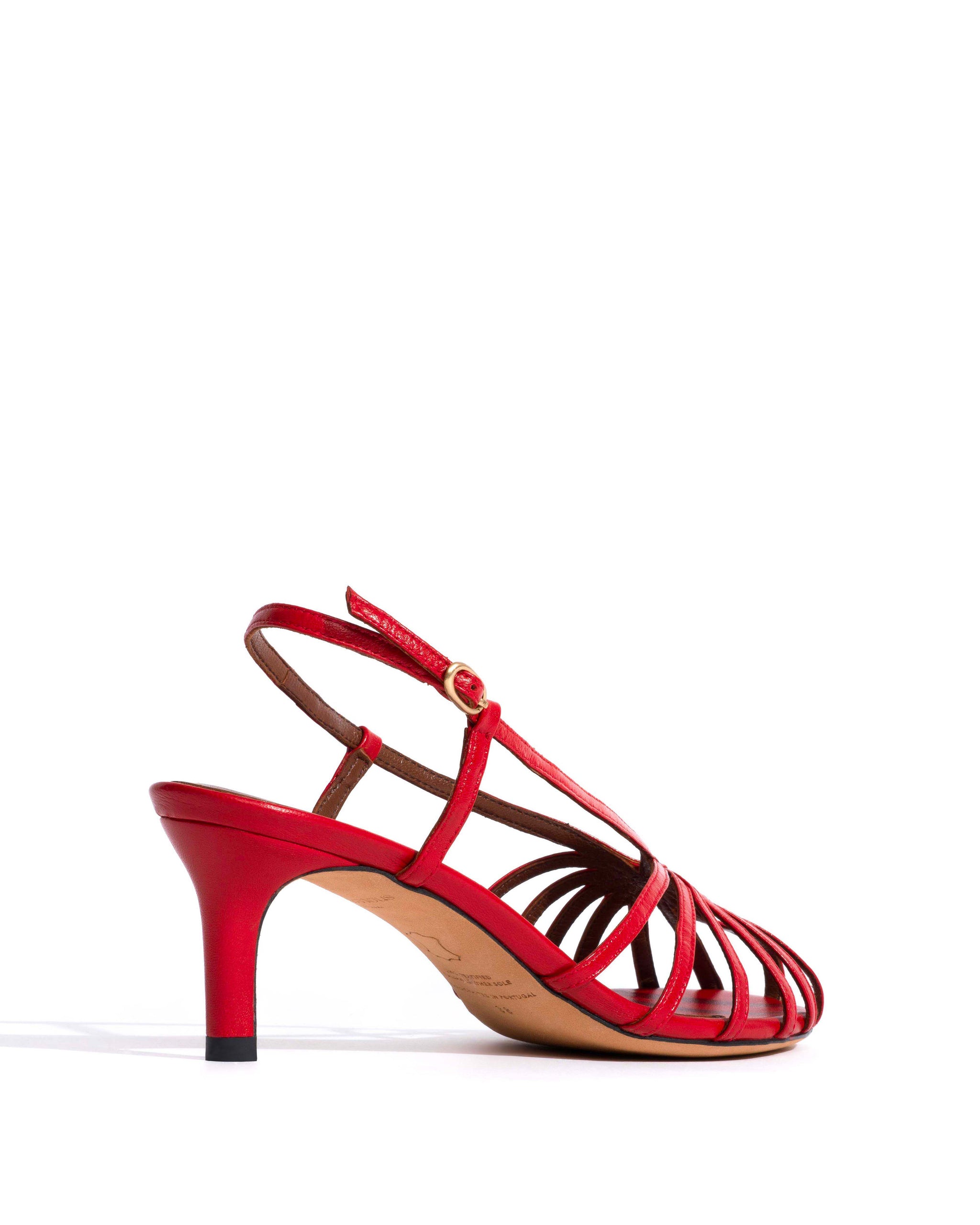 Candace 55 Shiny lamb Ruby red - Anonymous Copenhagen Heels