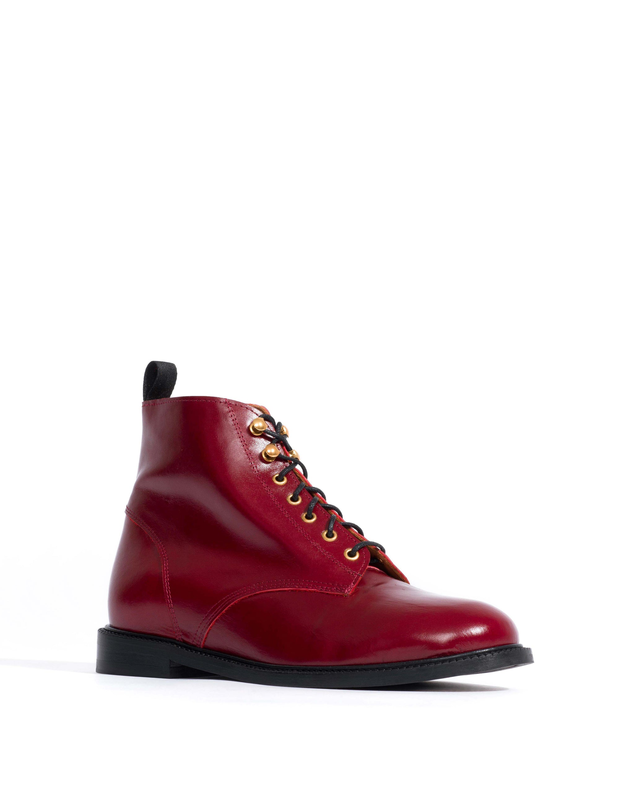 Valery Crinkled soft calf Pomegranate - Anonymous Copenhagen Ankle boots