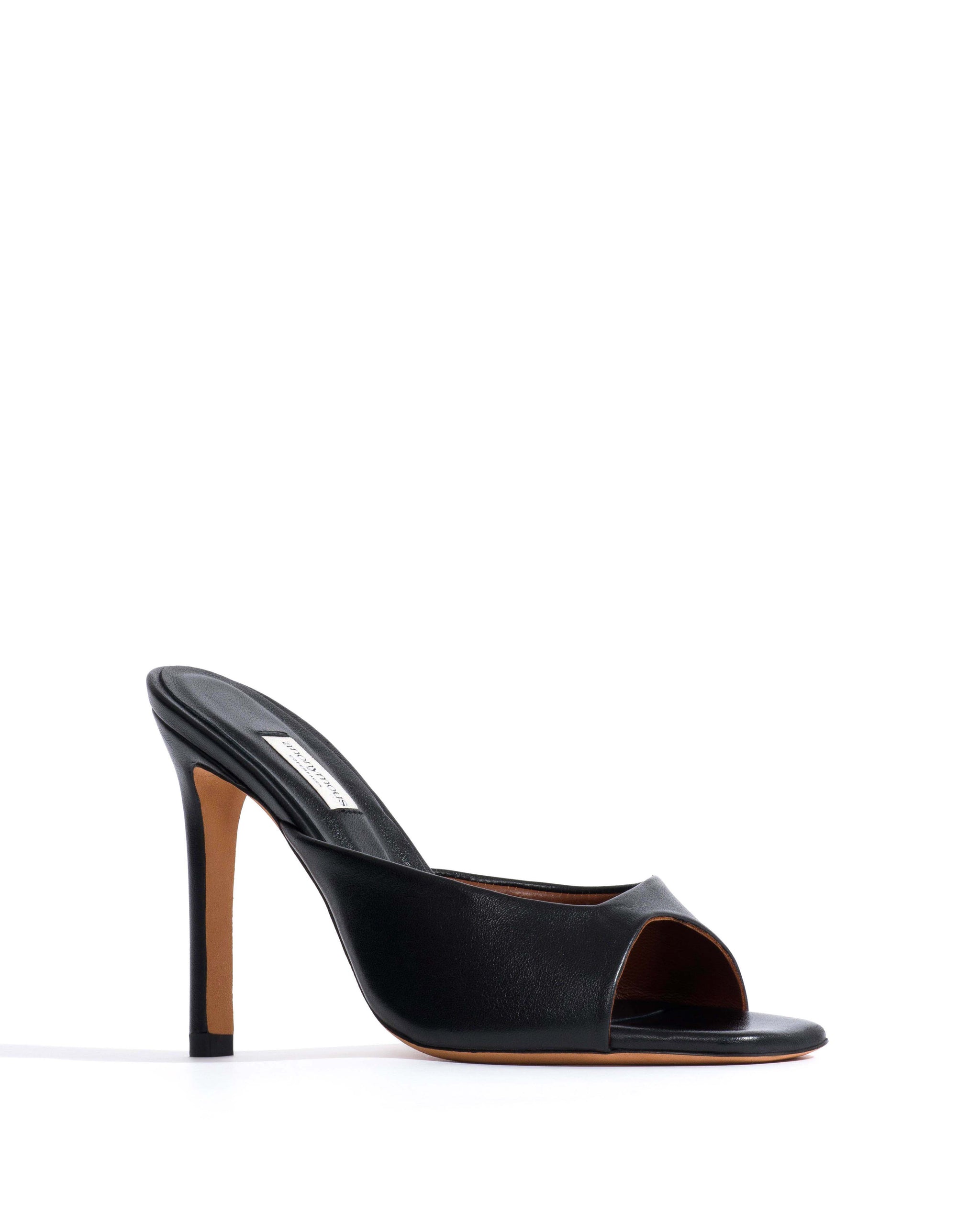 Mazy 100 Shiny lamb Black - Anonymous Copenhagen Heels