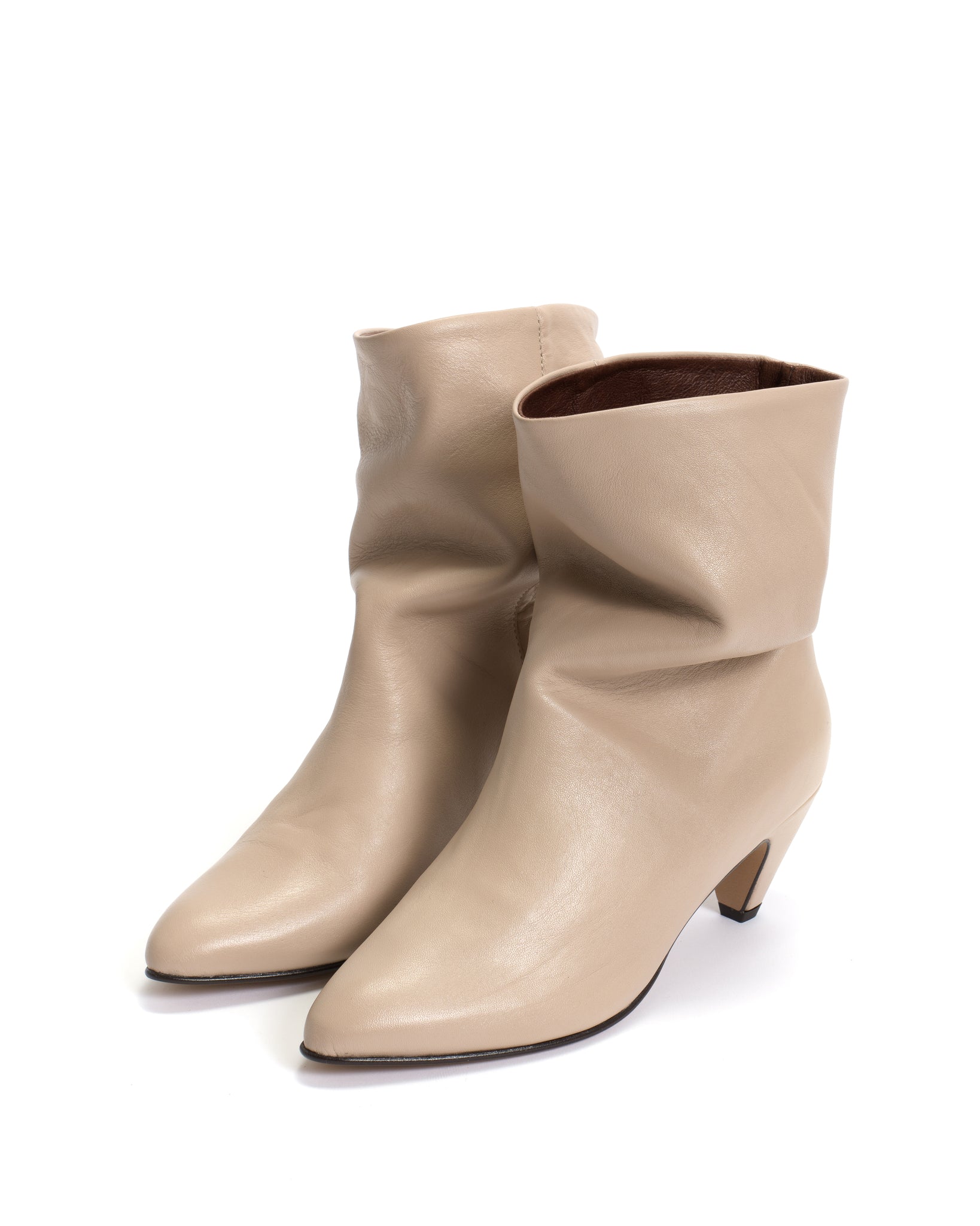 Vully 50 stiletto Soft calf Biskit beige - Anonymous Copenhagen