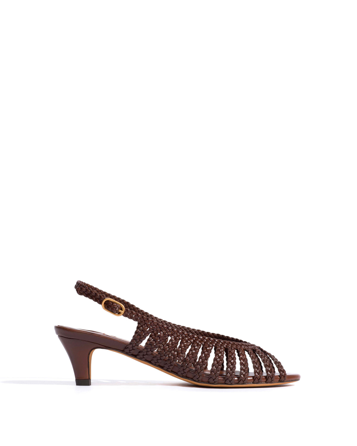 Carminho 40 hand-braided Hand-braided leather Chocolate