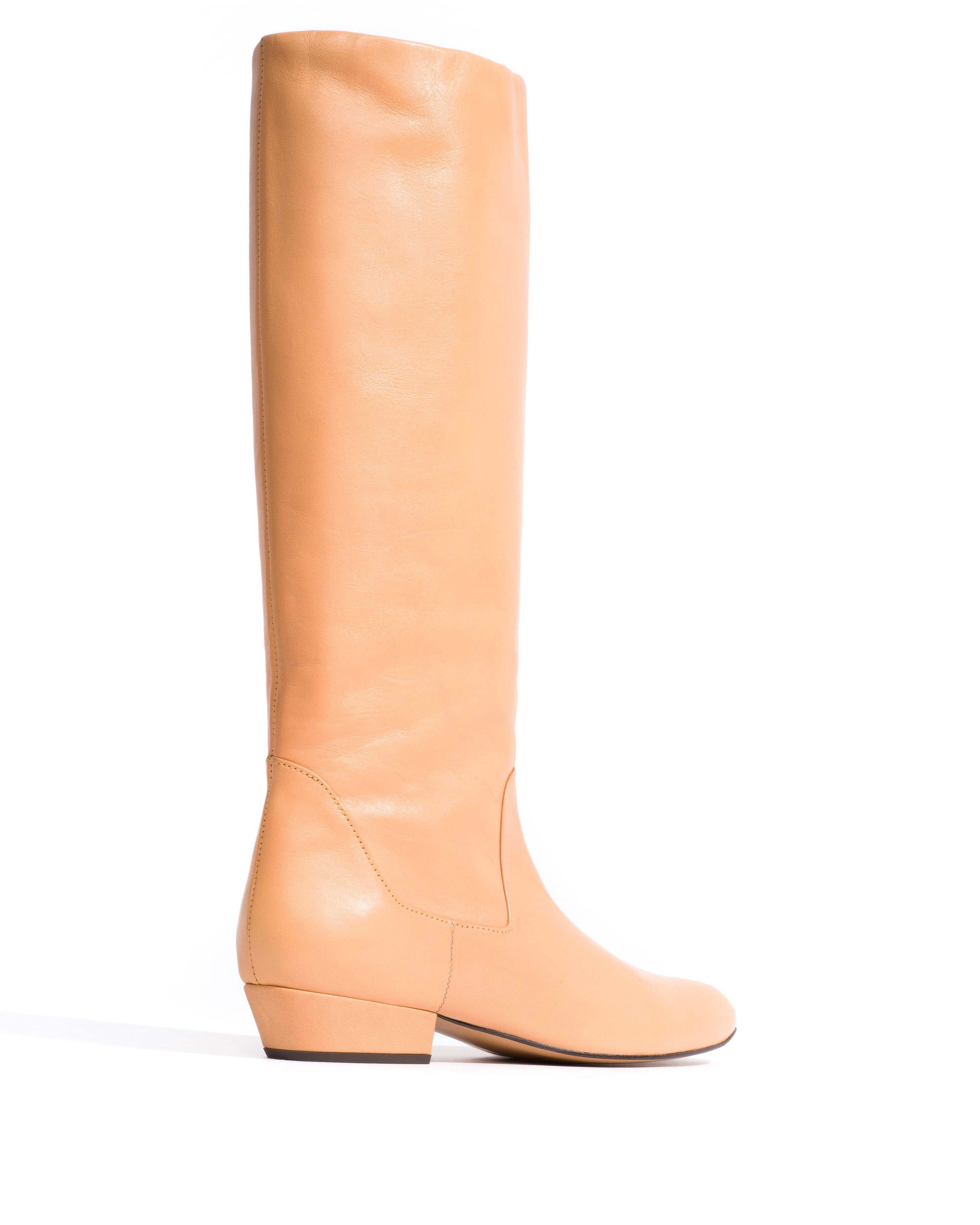 Valle 20 Vegetal soft calf Natural tan - Anonymous Copenhagen High shaft boots